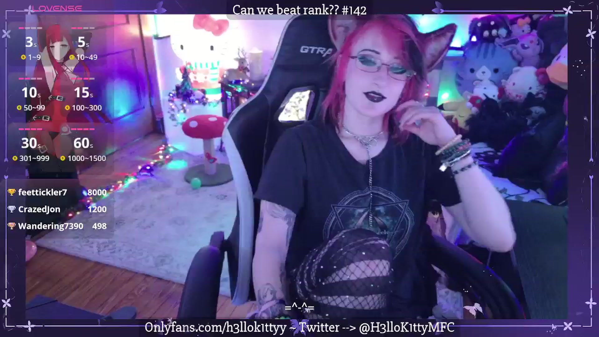 Gallery image thumbnail from H3llok1tty's myfreecams stream on, 01/04/2026, 13:29 image 11 of 20