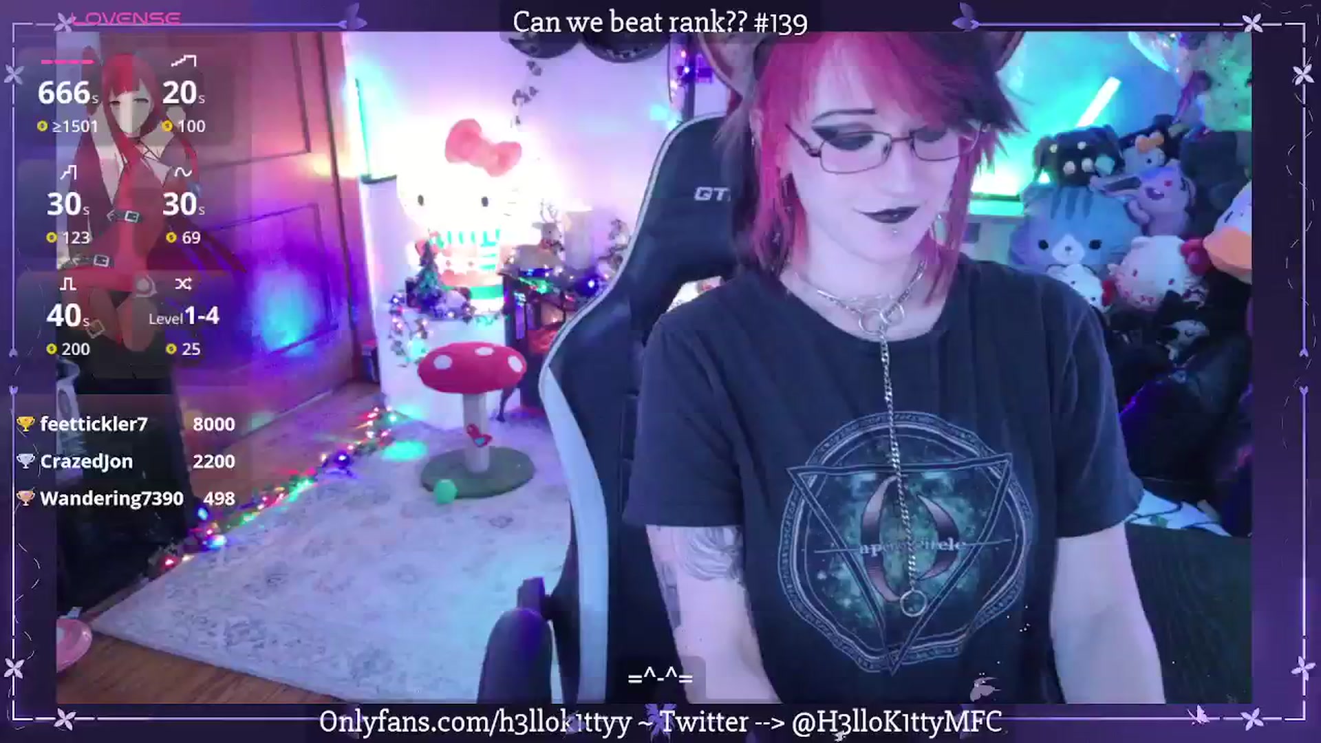 Gallery image thumbnail from H3llok1tty's myfreecams stream on, 01/04/2026, 13:29 image 15 of 20