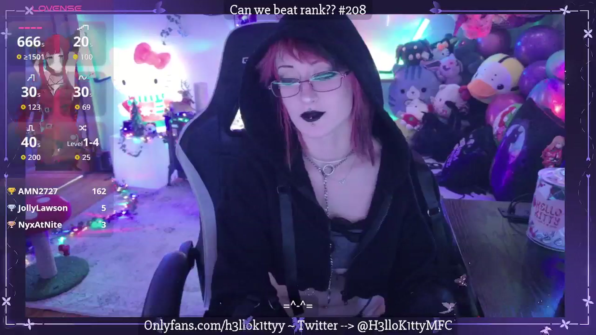 Gallery image thumbnail from H3llok1tty's myfreecams stream on, 01/08/2026, 06:43 image 14 of 20