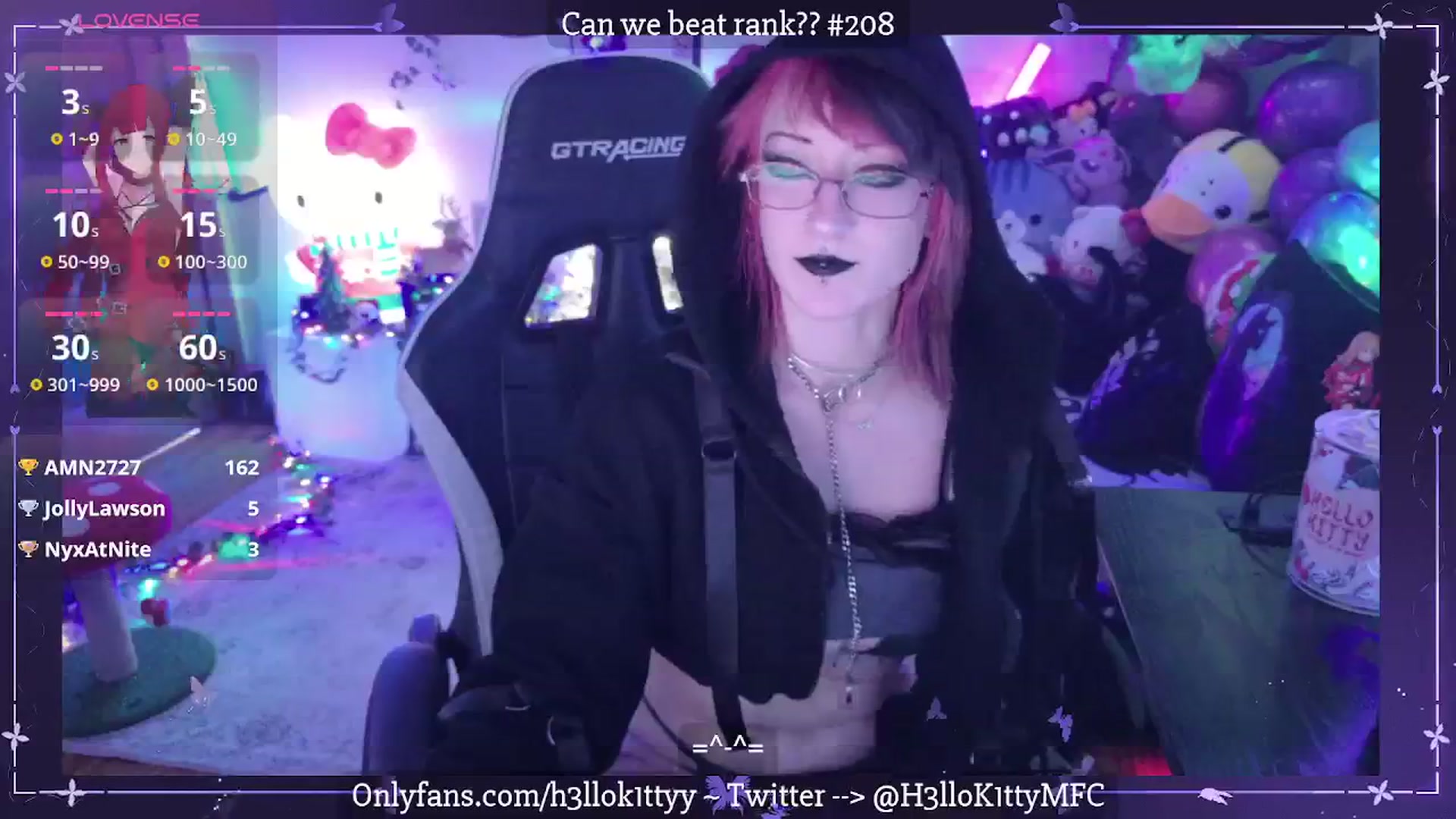 Gallery image thumbnail from H3llok1tty's myfreecams stream on, 01/08/2026, 06:43 image 13 of 20