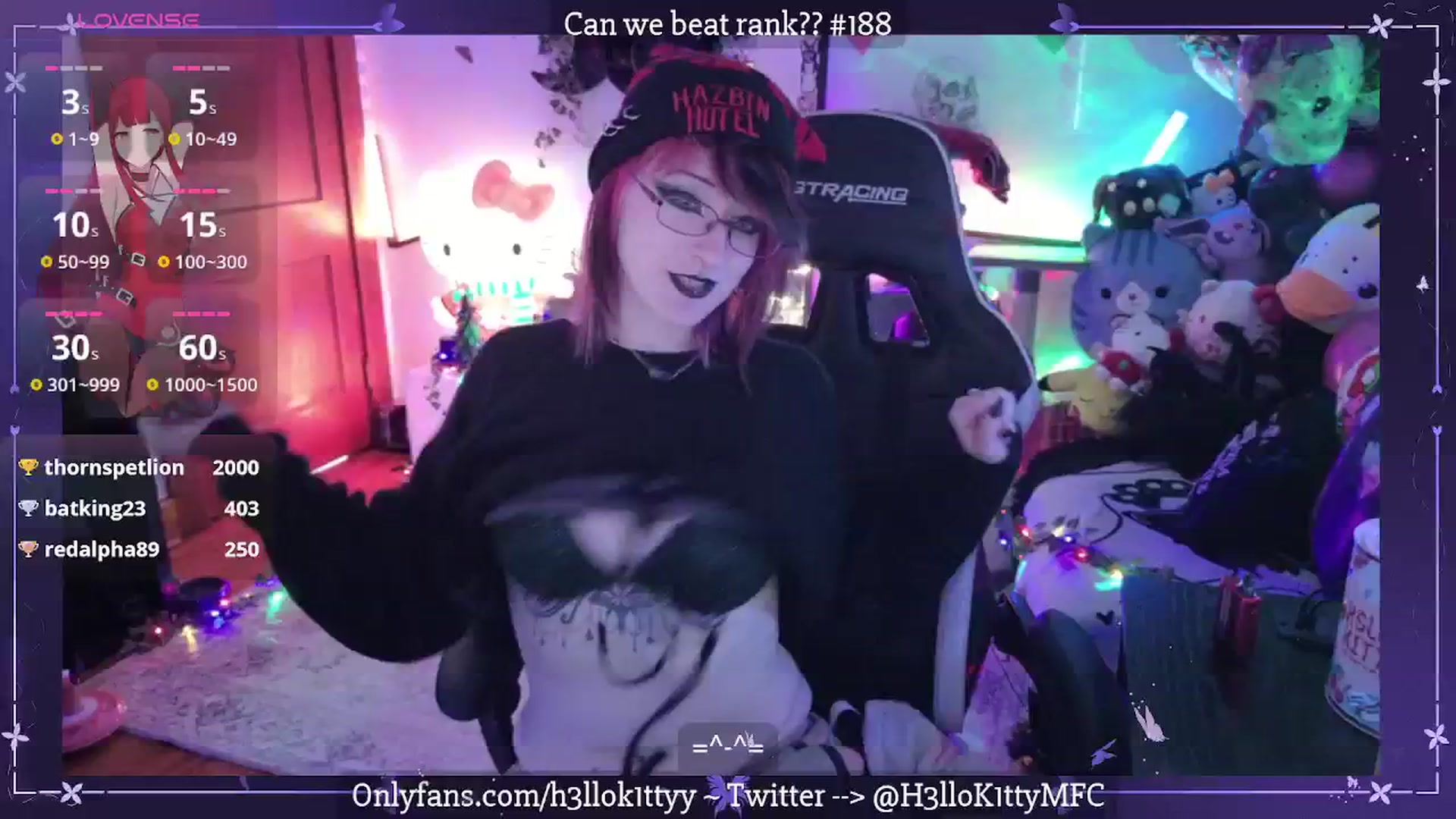 Gallery image thumbnail from H3llok1tty's myfreecams stream on, 01/08/2026, 11:11 image 12 of 20