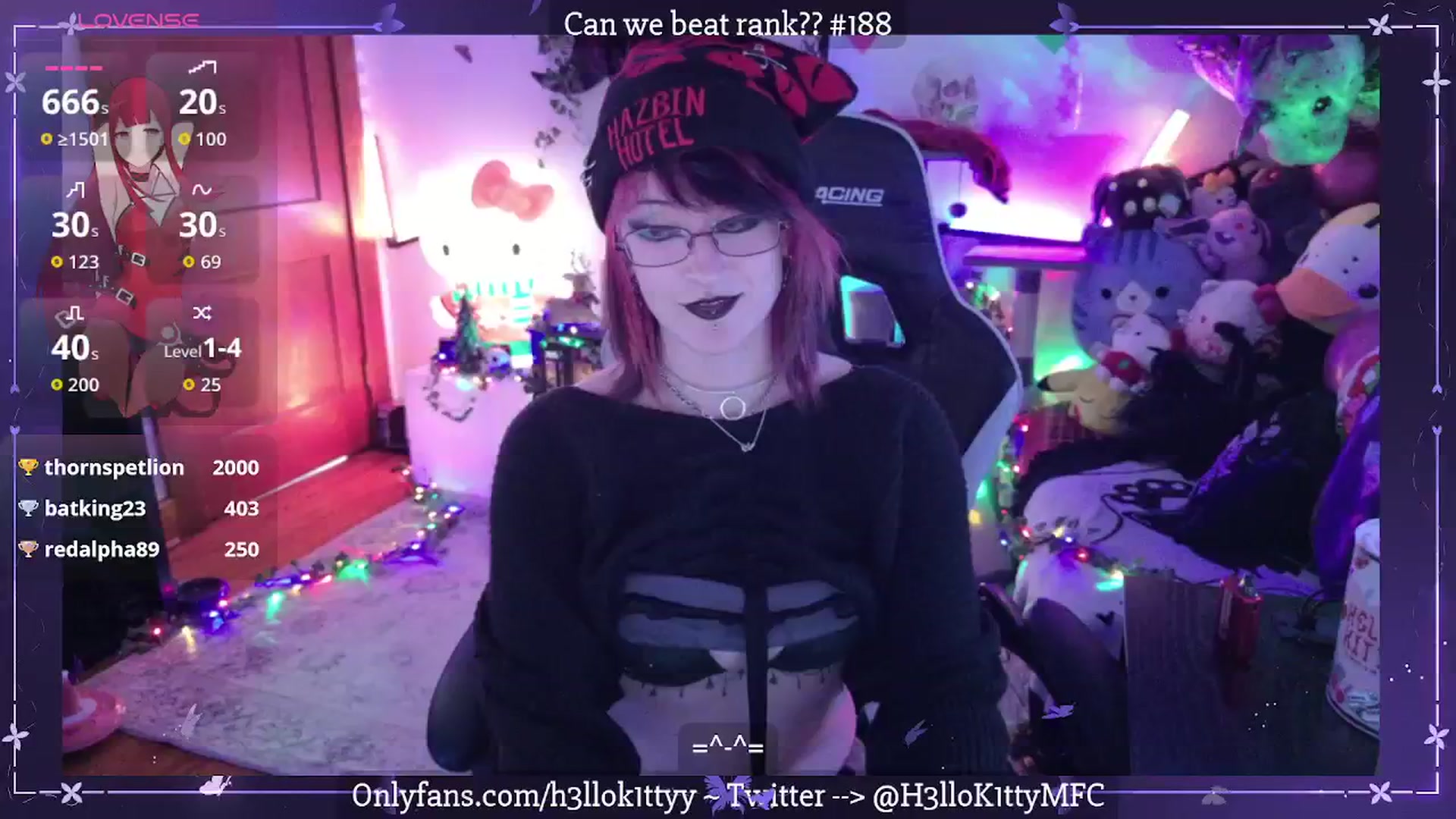 Gallery image thumbnail from H3llok1tty's myfreecams stream on, 01/08/2026, 11:11 image 11 of 20