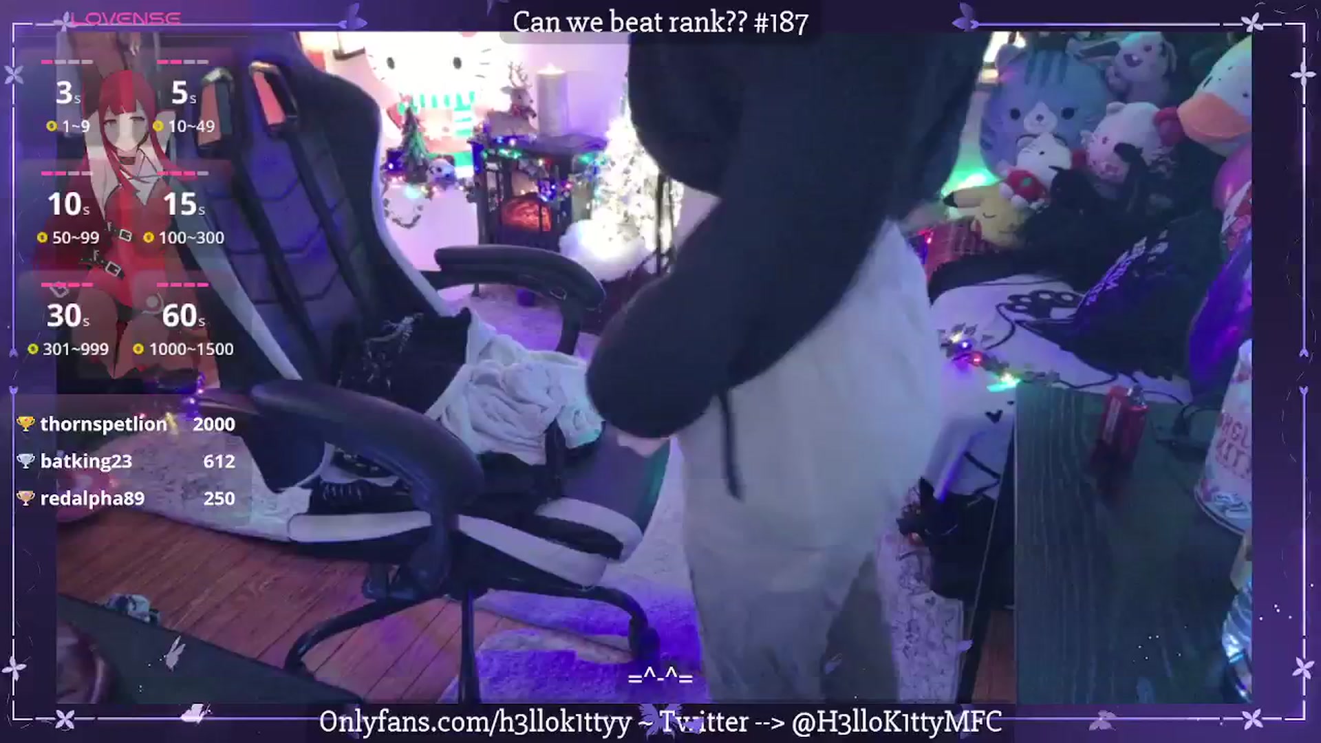 Gallery image thumbnail from H3llok1tty's myfreecams stream on, 01/08/2026, 11:11 image 19 of 20