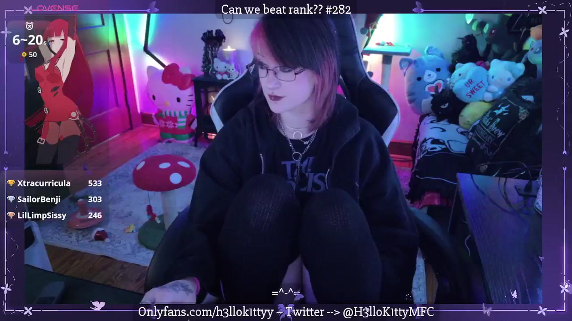 Gallery image thumbnail from H3llok1tty's myfreecams stream on, 01/16/2026, 14:14 image 13 of 20