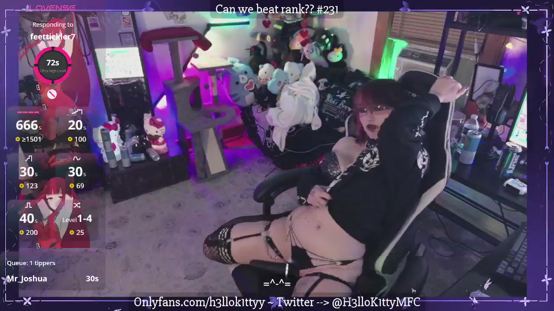 Gallery image thumbnail from H3llok1tty's myfreecams stream on, 01/25/2026, 10:41 image 20 of 20