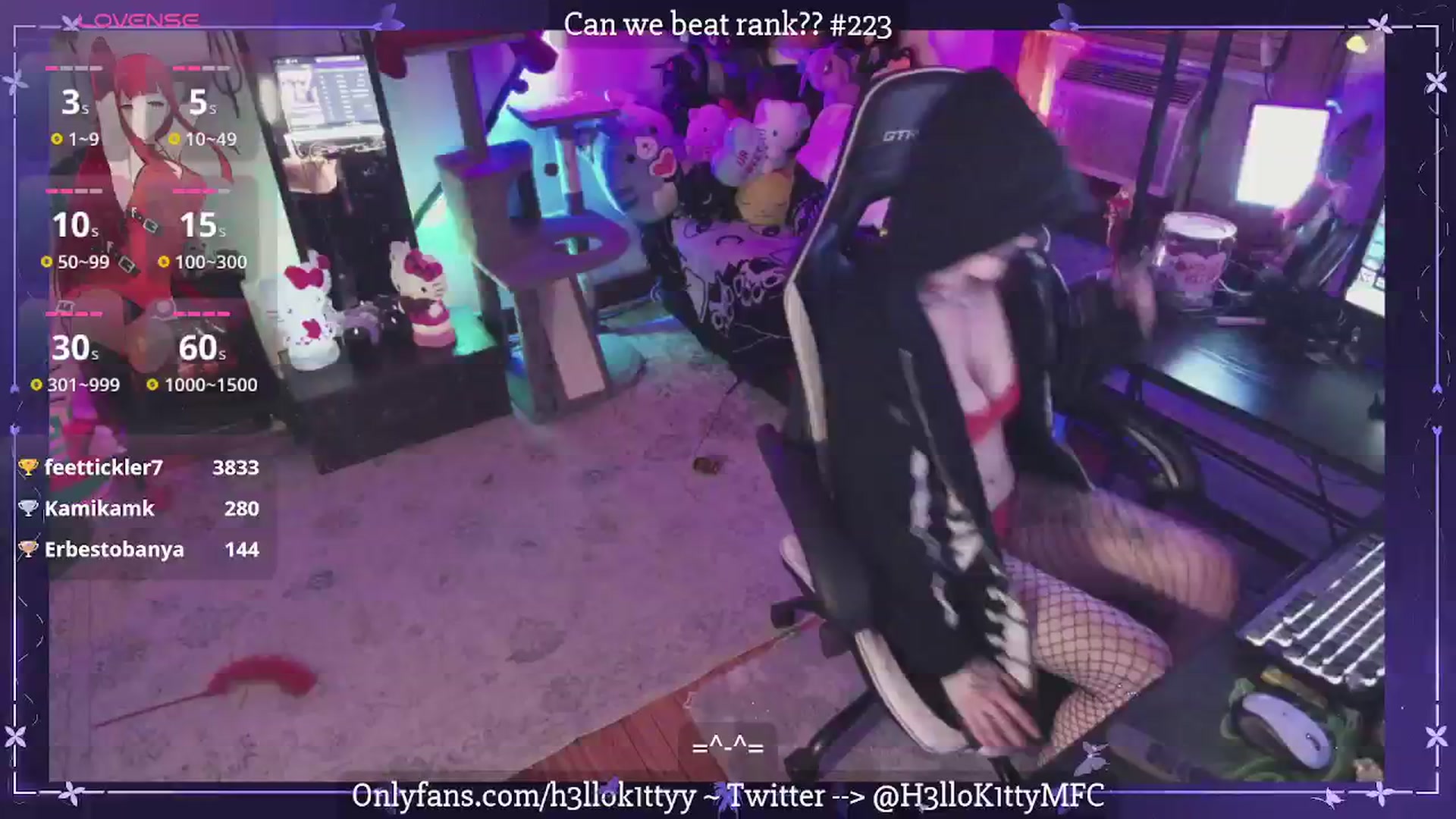 Gallery image thumbnail from H3llok1tty's myfreecams stream on, 01/26/2026, 11:22 image 17 of 20