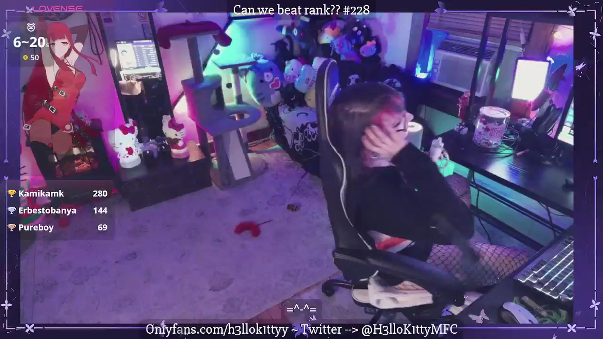 Gallery image thumbnail from H3llok1tty's myfreecams stream on, 01/26/2026, 11:22 image 13 of 20