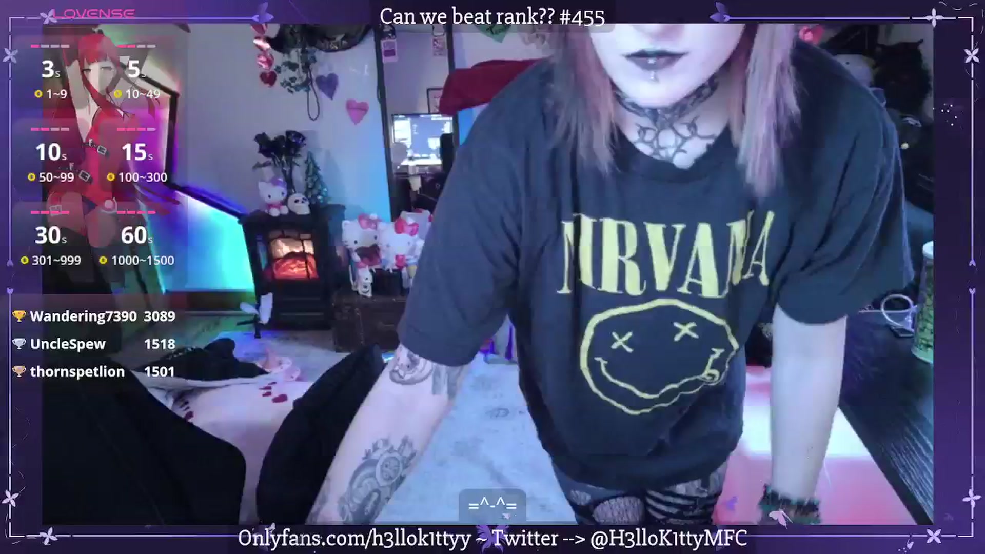 Gallery image thumbnail from H3llok1tty's myfreecams stream on, 02/15/2026, 14:44 image 3 of 20