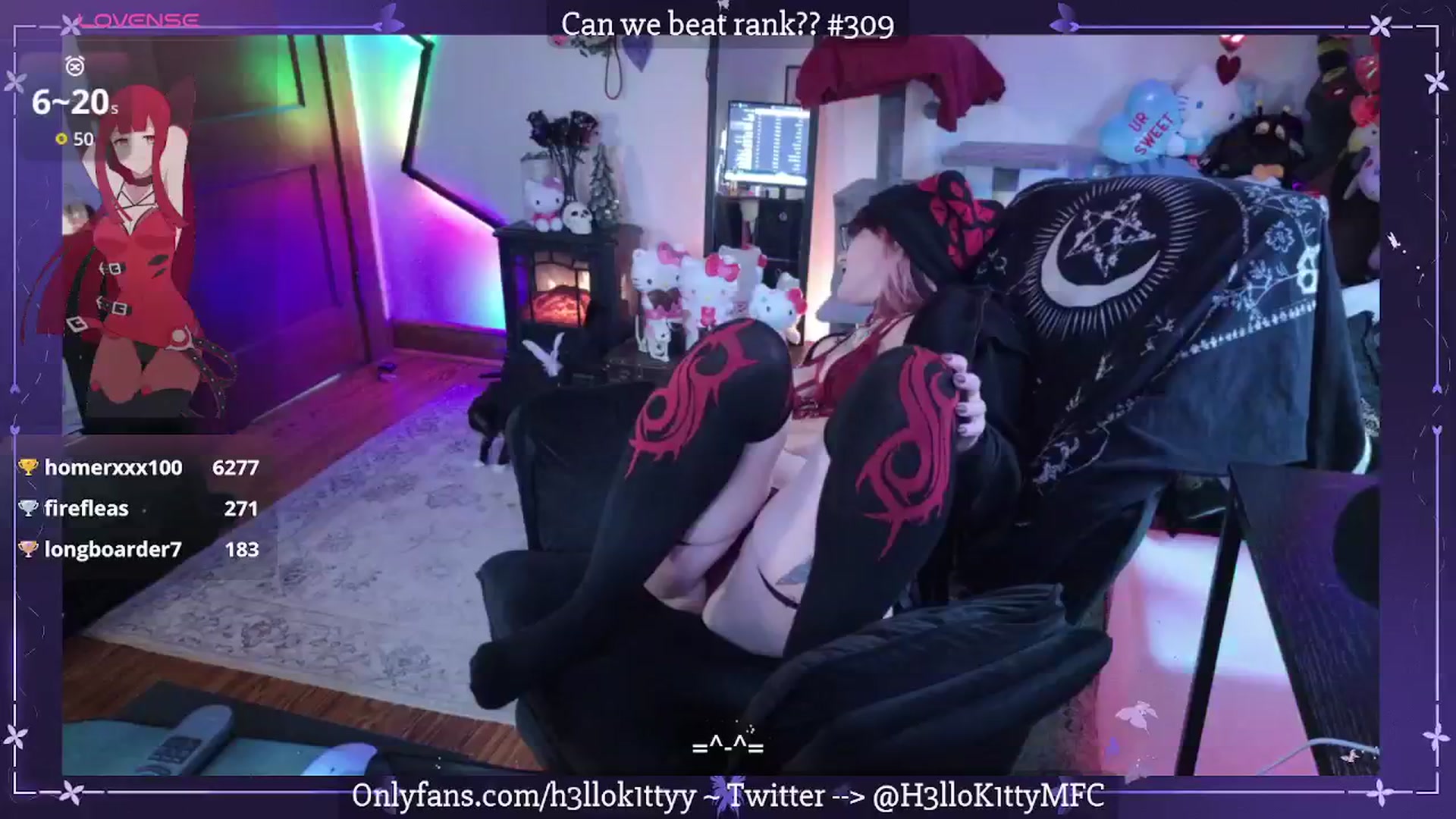 Gallery image thumbnail from H3llok1tty's myfreecams stream on, 02/18/2026, 13:15 image 6 of 20