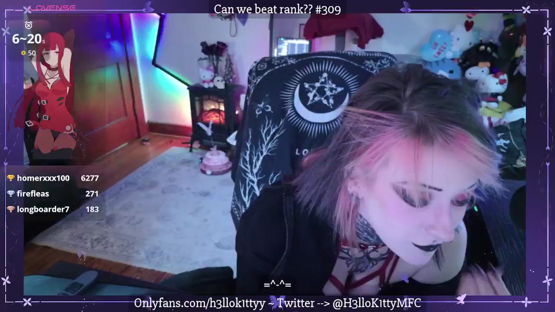 Gallery image thumbnail from H3llok1tty's myfreecams stream on, 02/18/2026, 13:15 image 19 of 20
