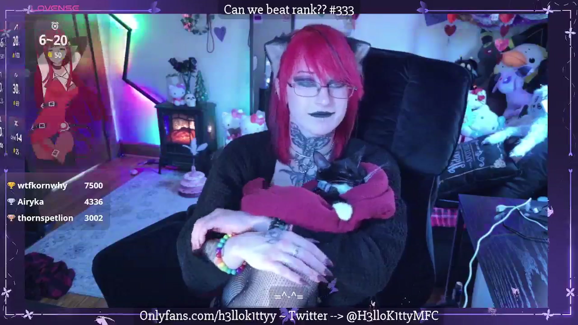 Gallery image thumbnail from H3llok1tty's myfreecams stream on, 02/28/2026, 13:59 image 15 of 20