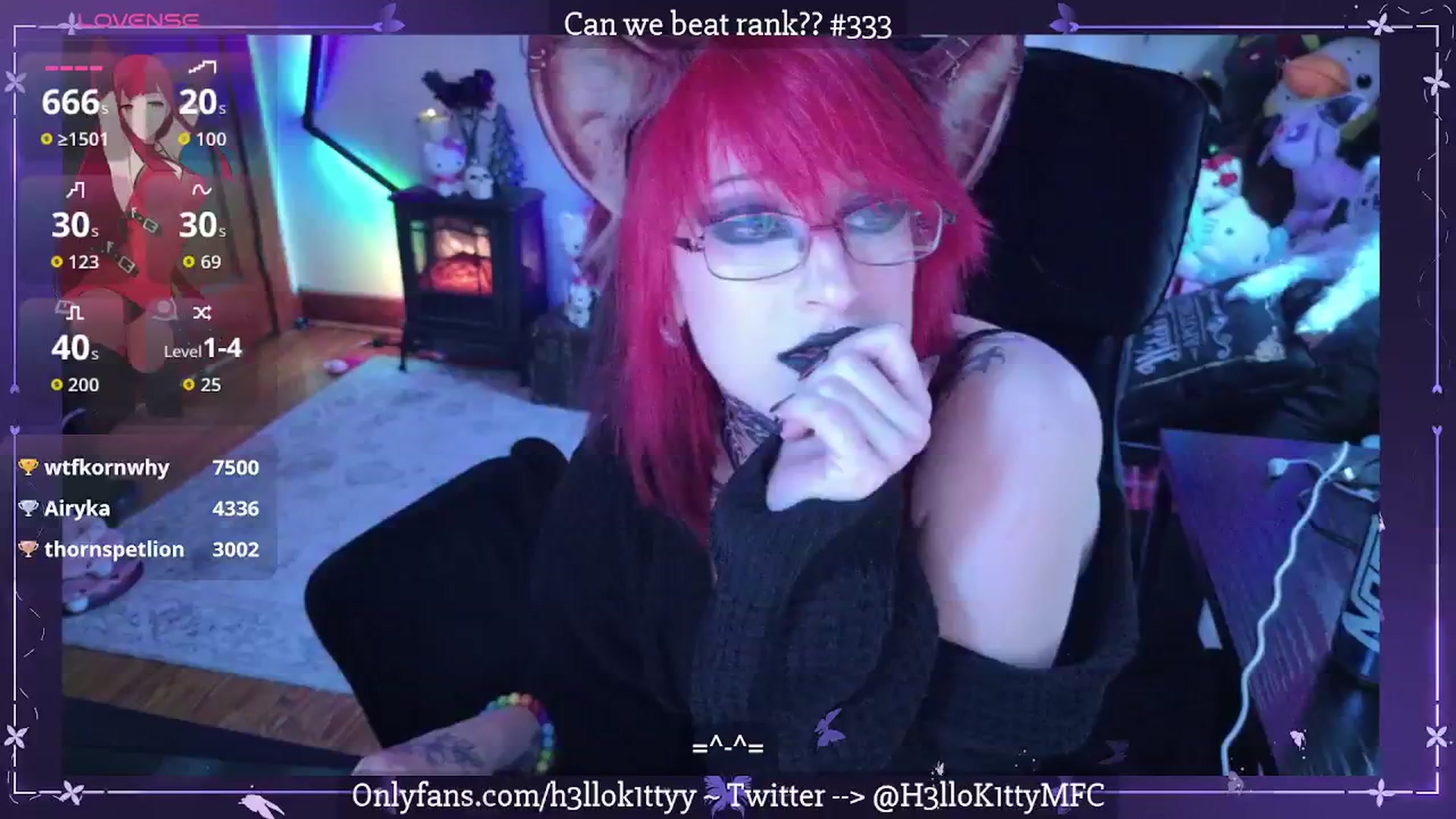 Gallery image thumbnail from H3llok1tty's myfreecams stream on, 02/28/2026, 13:59 image 4 of 20
