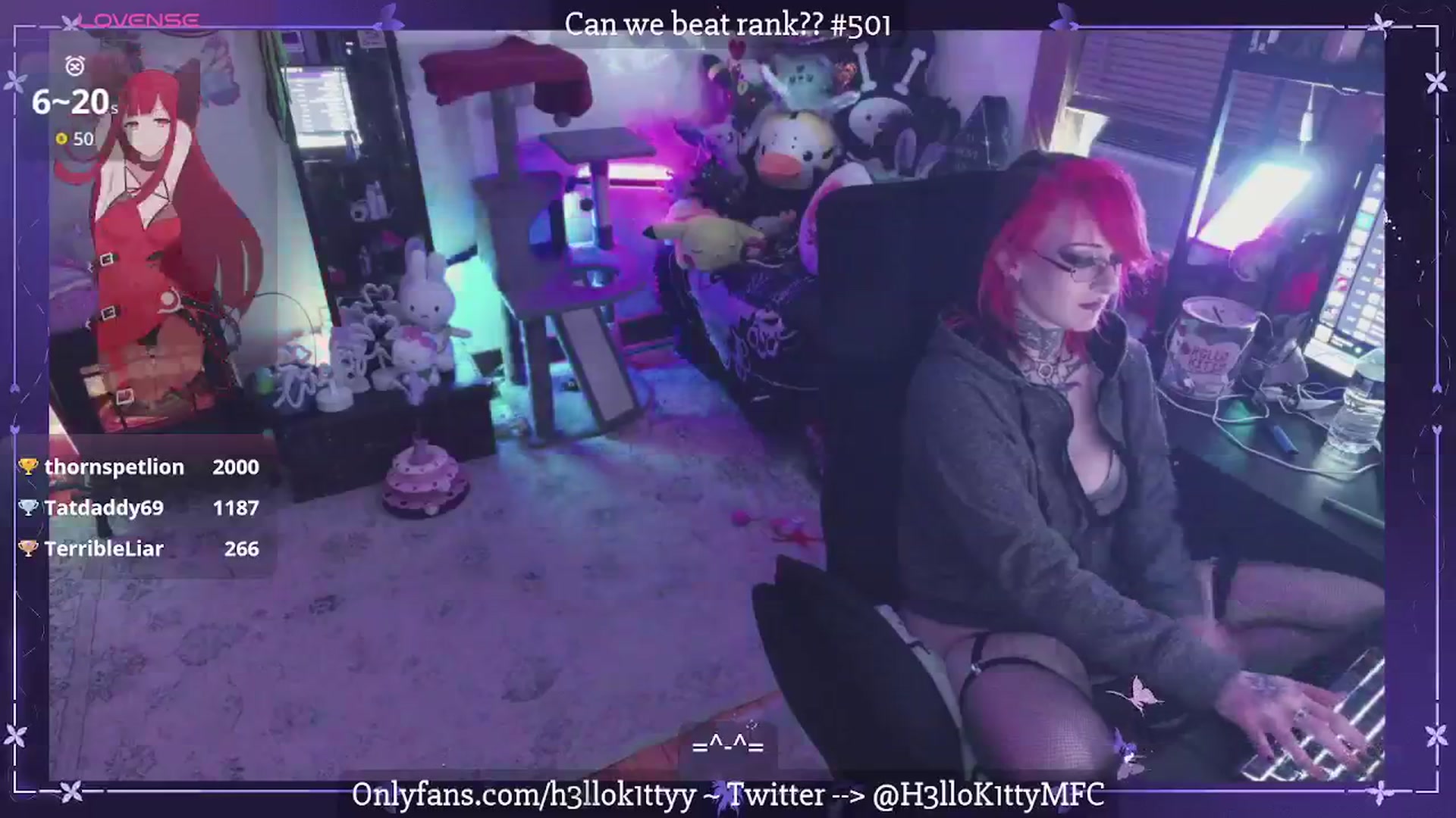 Gallery image thumbnail from H3llok1tty's myfreecams stream on, 03/10/2026, 10:43 image 19 of 20
