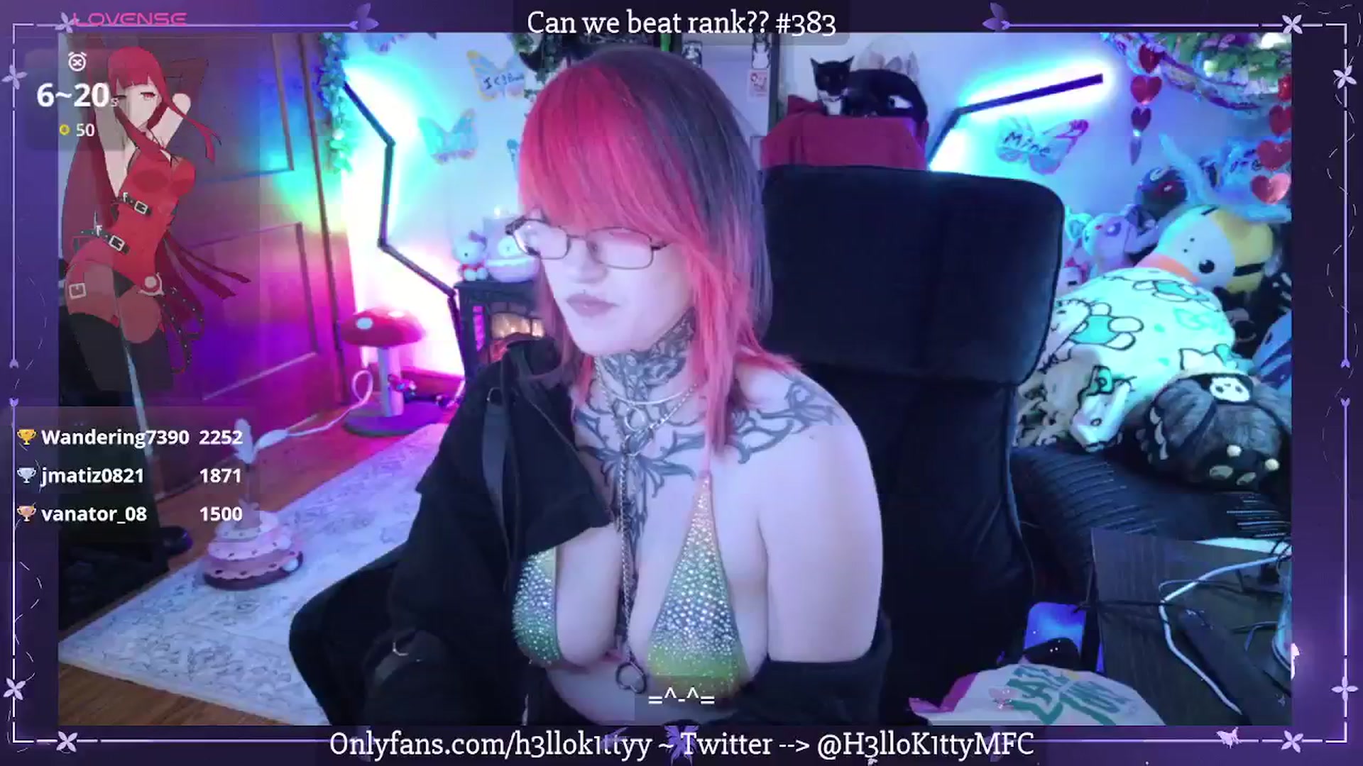 Gallery image thumbnail from H3llok1tty's myfreecams stream on, 03/14/2026, 12:05 image 5 of 20