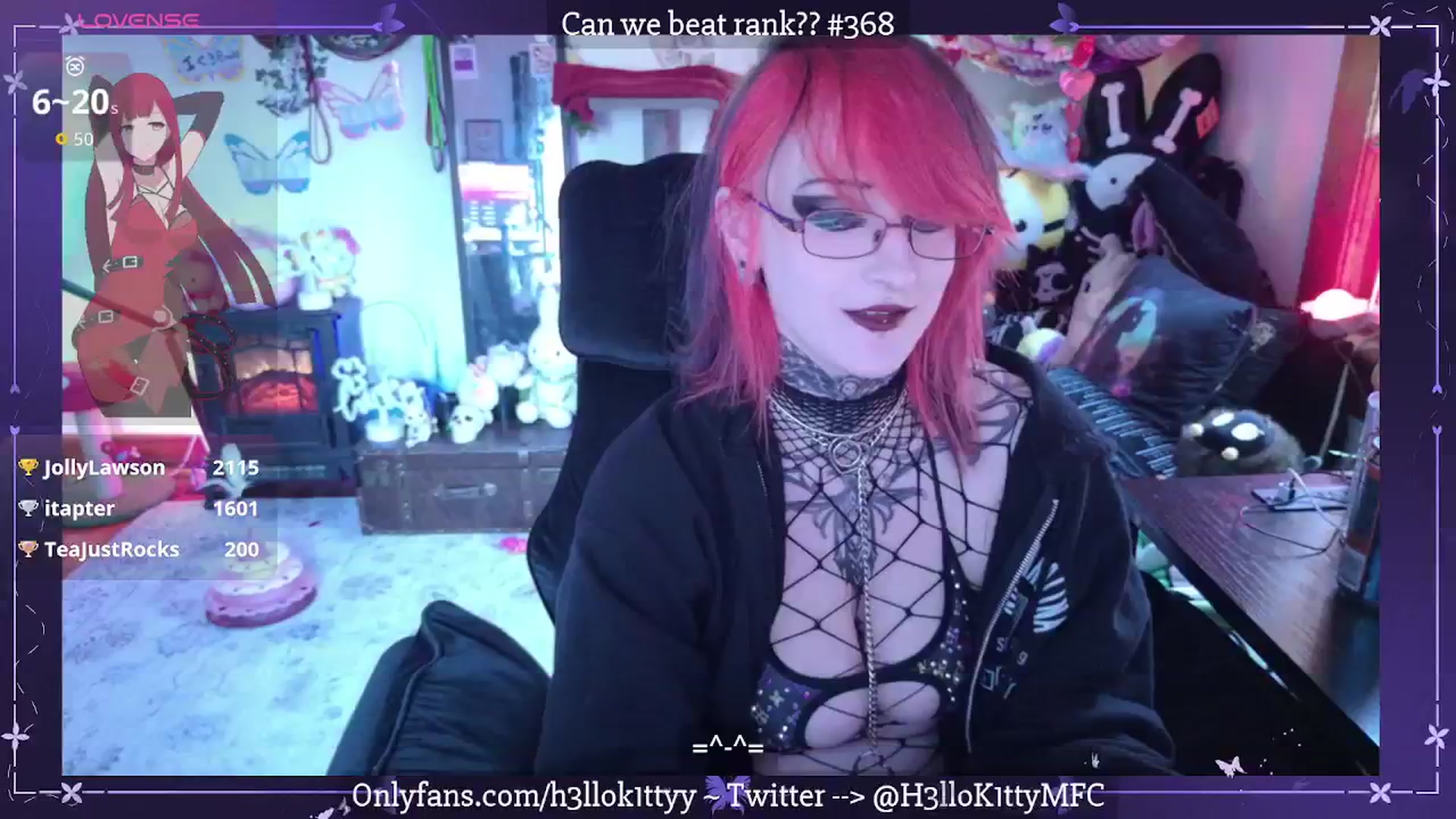 Gallery image thumbnail from H3llok1tty's myfreecams stream on, 03/15/2026, 13:10 image 19 of 20
