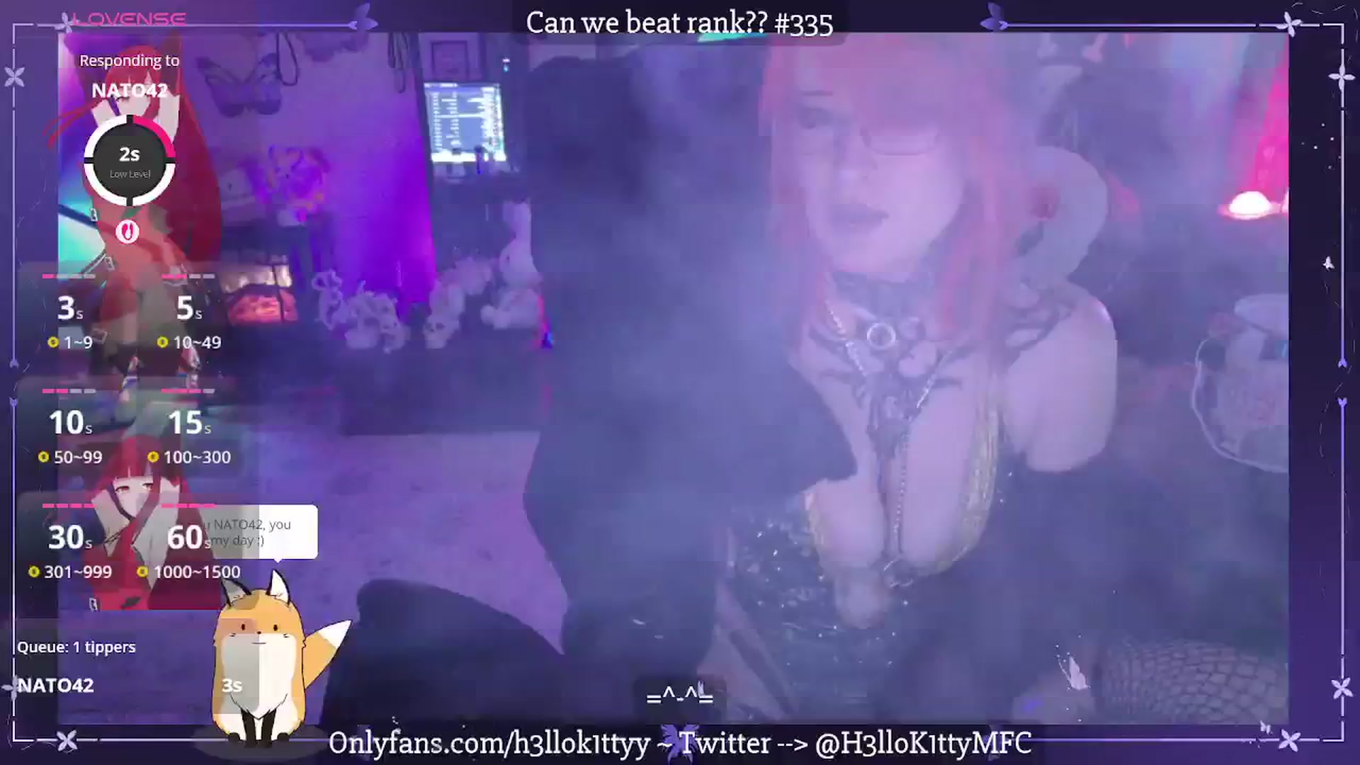 Gallery image thumbnail from H3llok1tty's myfreecams stream on, 03/16/2026, 09:10 image 17 of 20