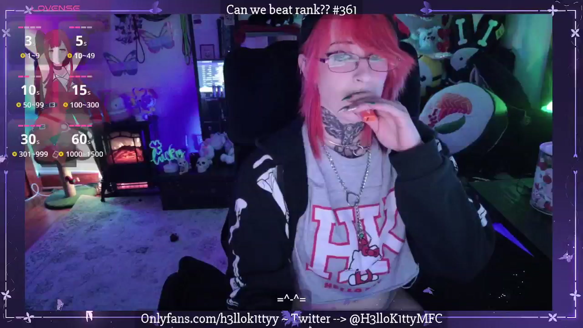 Gallery image thumbnail from H3llok1tty's myfreecams stream on, 03/17/2026, 10:10 image 5 of 20