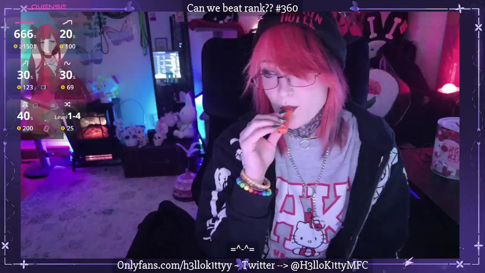 Gallery image thumbnail from H3llok1tty's myfreecams stream on, 03/17/2026, 10:10 image 1 of 20