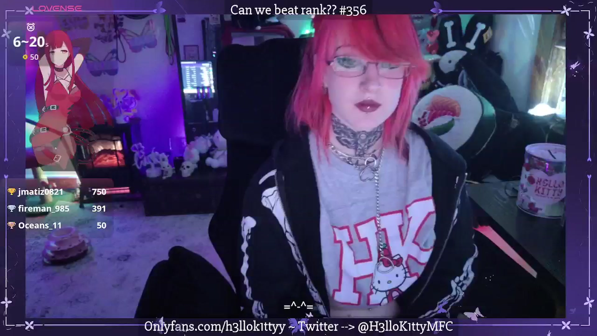 Gallery image thumbnail from H3llok1tty's myfreecams stream on, 03/17/2026, 10:10 image 17 of 20