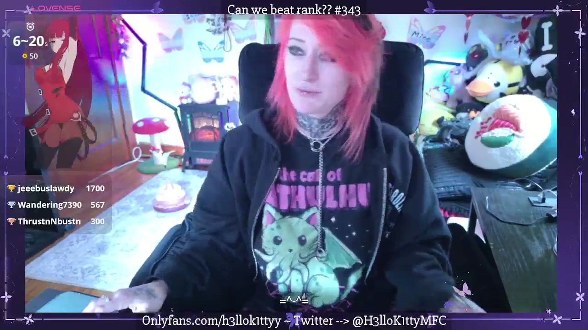 Gallery image thumbnail from H3llok1tty's myfreecams stream on, 03/18/2026, 14:35 image 8 of 20