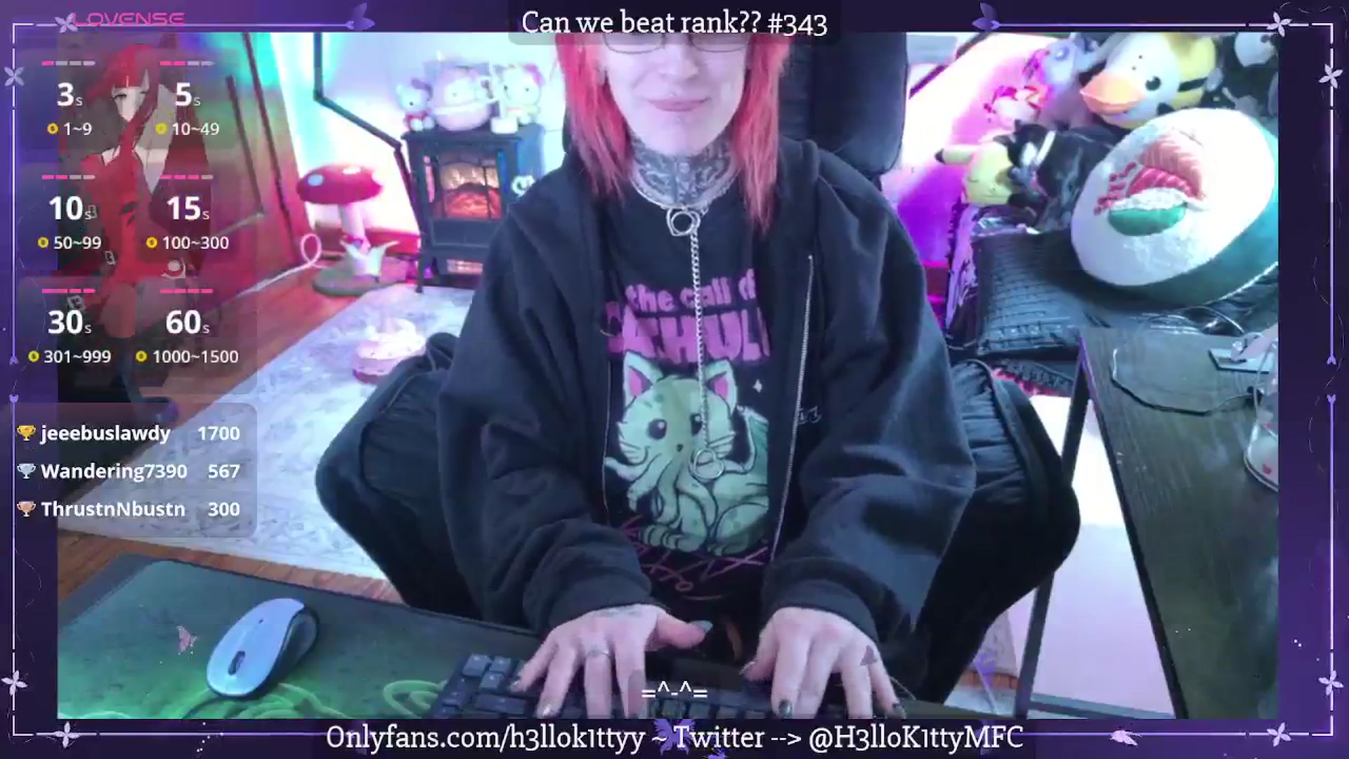 Gallery image thumbnail from H3llok1tty's myfreecams stream on, 03/18/2026, 14:35 image 19 of 20
