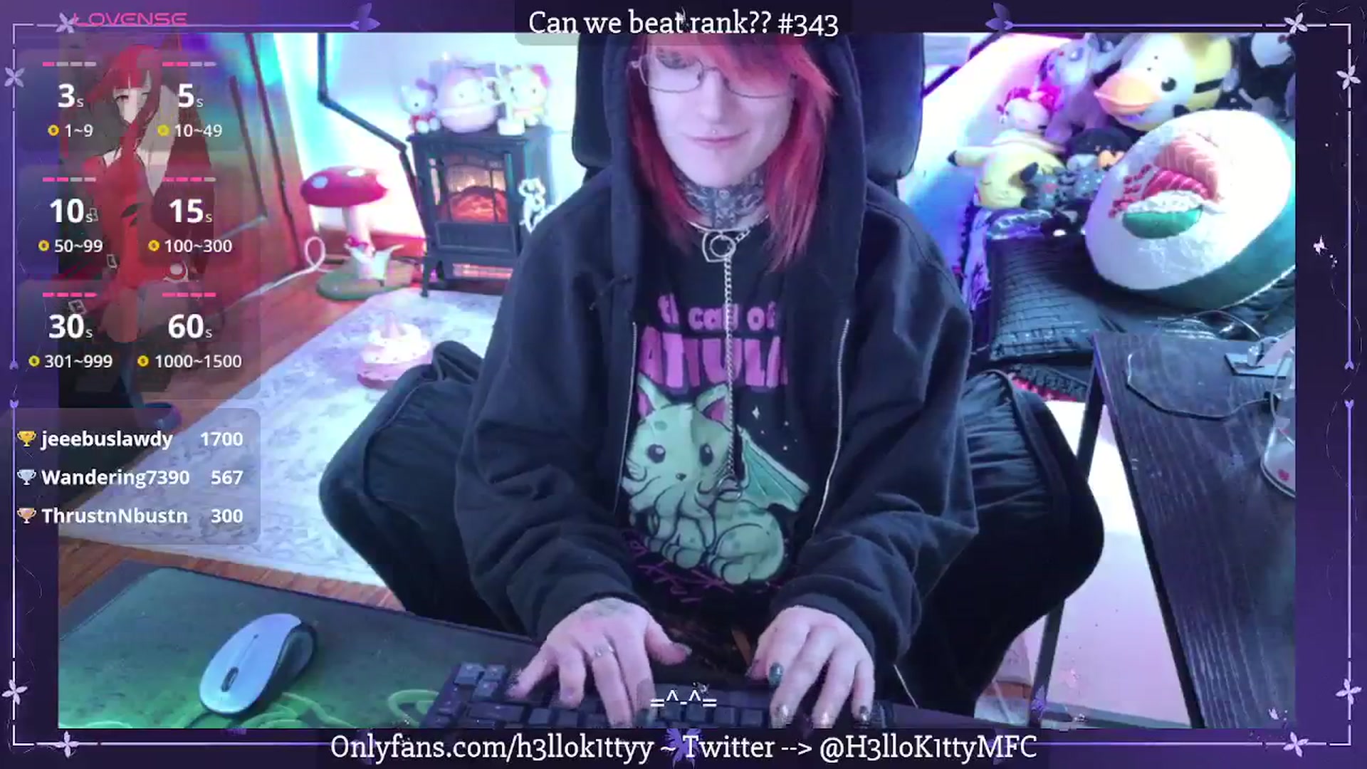 Gallery image thumbnail from H3llok1tty's myfreecams stream on, 03/18/2026, 14:35 image 20 of 20