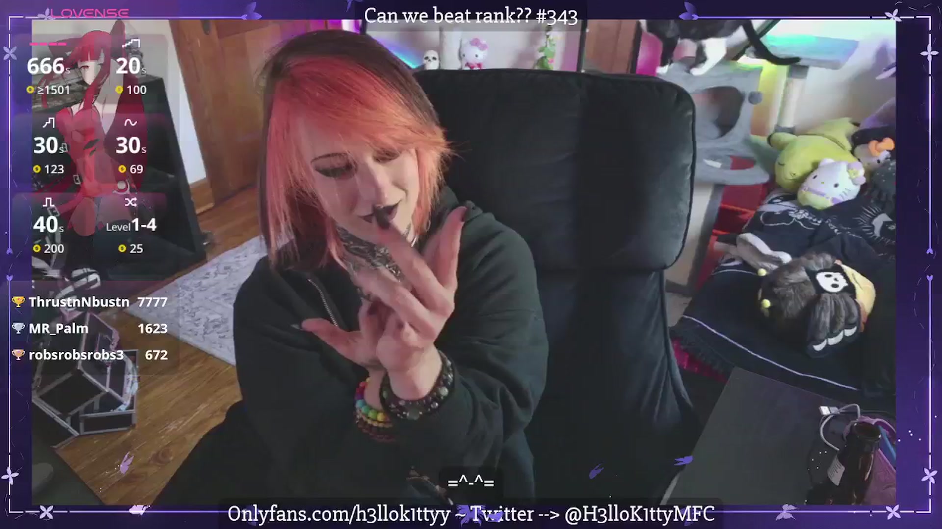 Gallery image thumbnail from H3llok1tty's myfreecams stream on, 04/11/2026, 12:39 image 13 of 20