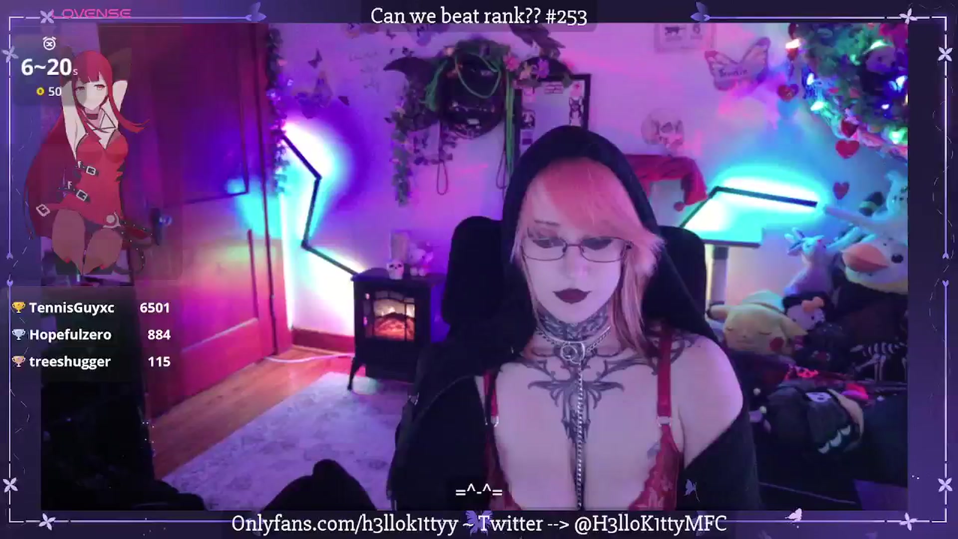 Gallery image thumbnail from H3llok1tty's myfreecams stream on, 04/15/2026, 10:33 image 15 of 20