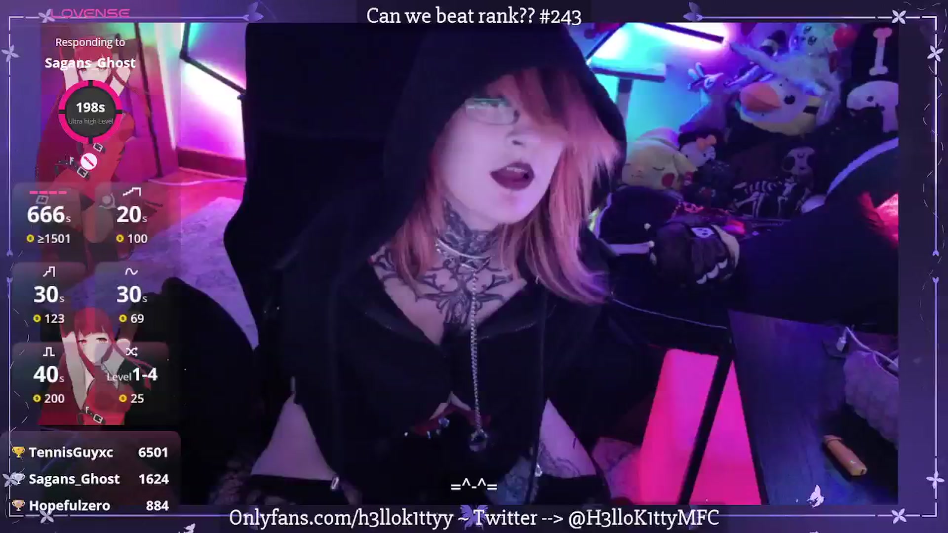 Gallery image thumbnail from H3llok1tty's myfreecams stream on, 04/15/2026, 10:33 image 18 of 20