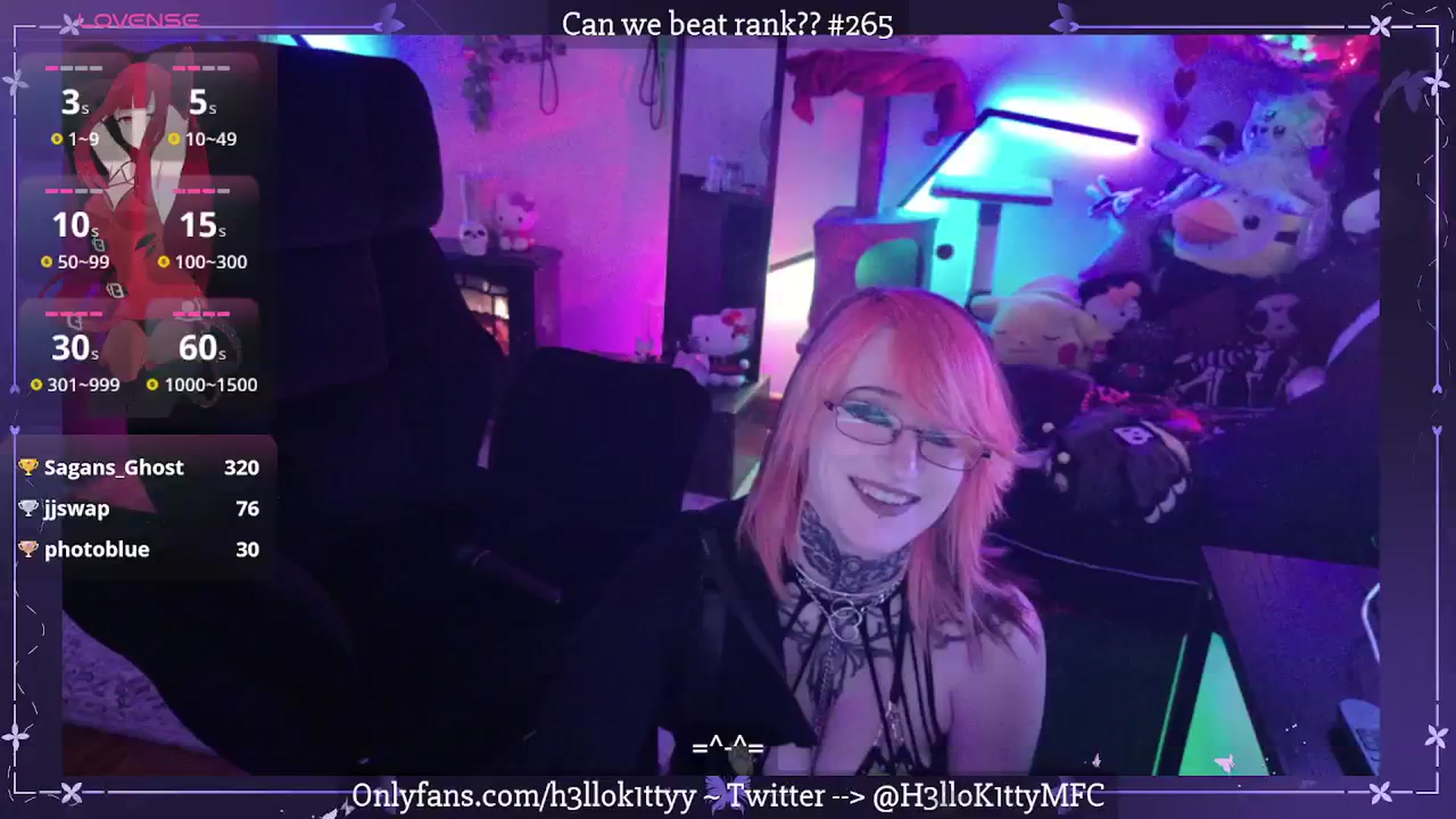 Gallery image thumbnail from H3llok1tty's myfreecams stream on, 04/16/2026, 08:22 image 18 of 20