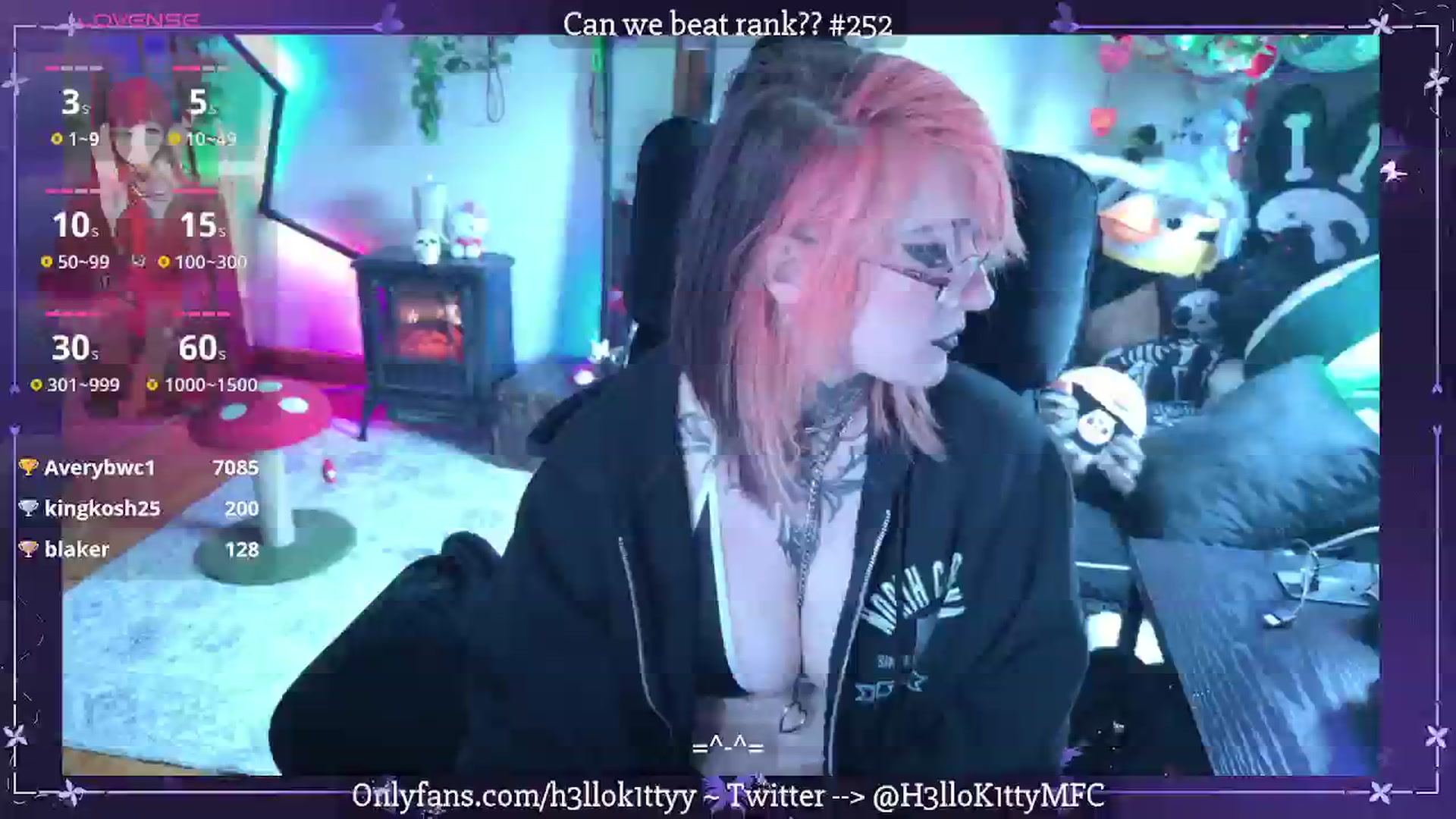 Gallery image thumbnail from H3llok1tty's myfreecams stream on, 04/19/2026, 16:43 image 13 of 20