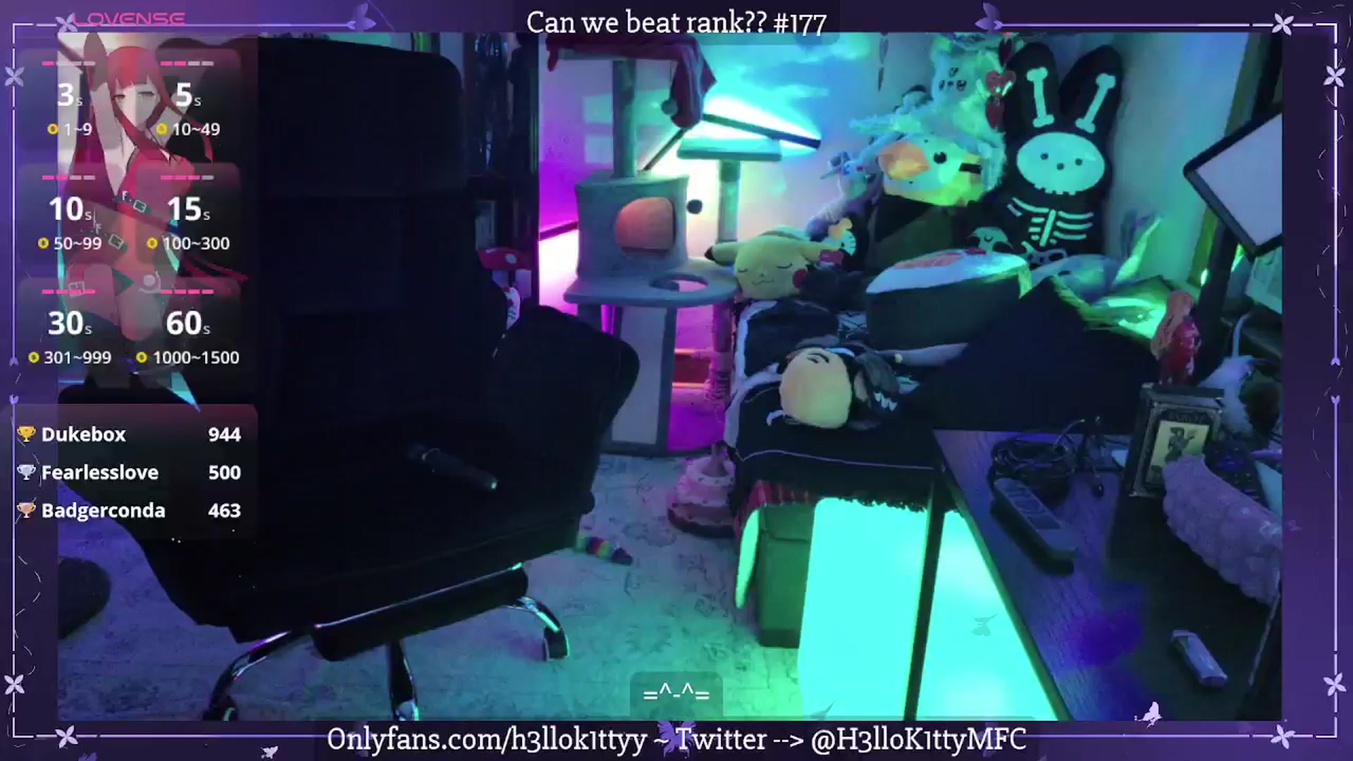 Gallery image thumbnail from H3llok1tty's myfreecams stream on, 04/24/2026, 10:09 image 20 of 20