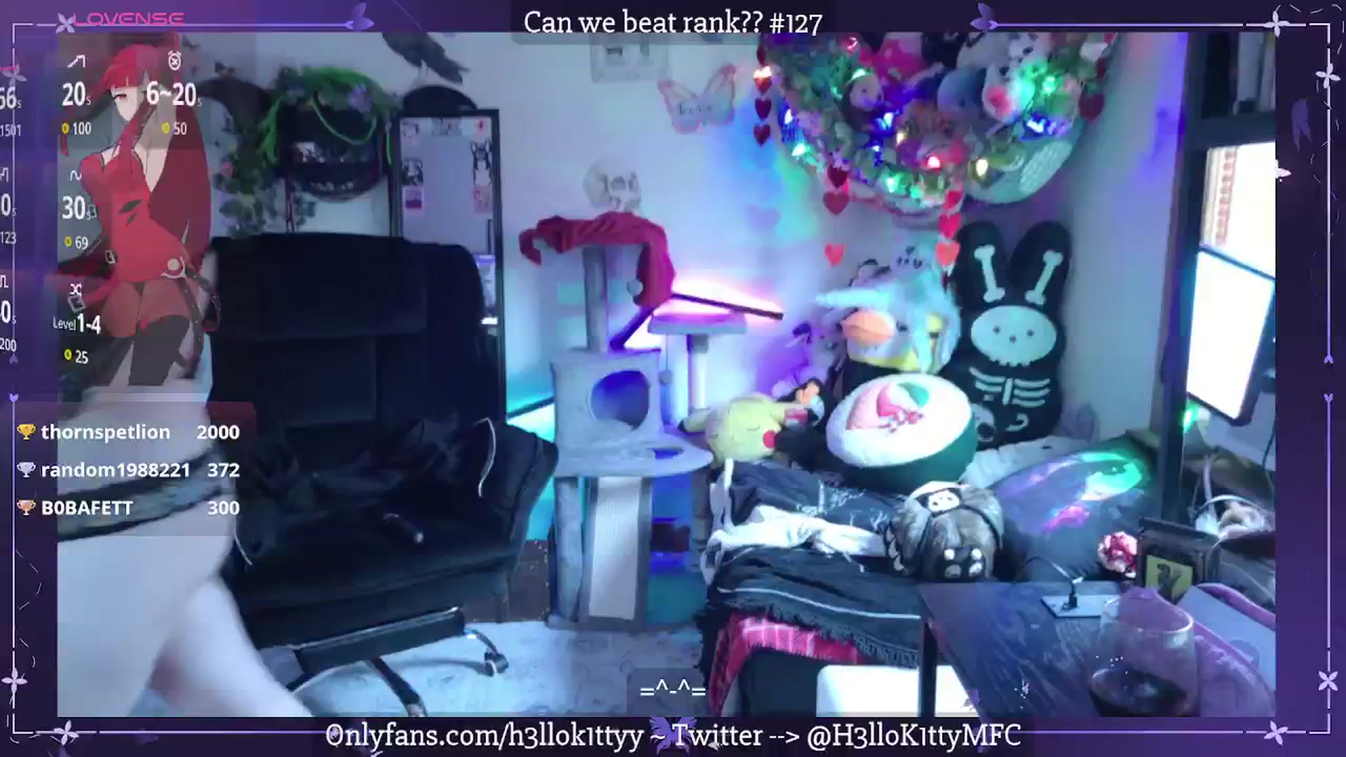 Gallery image thumbnail from H3llok1tty's myfreecams stream on, 05/02/2026, 13:41 image 20 of 20