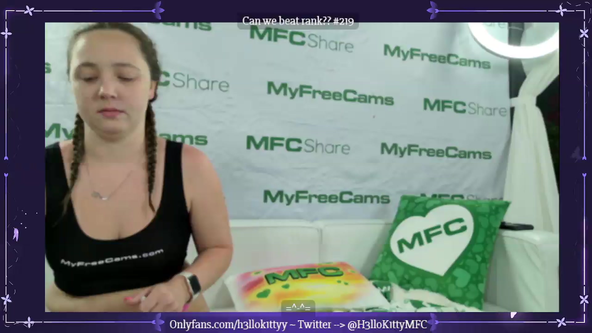 Gallery image thumbnail from H3llok1tty's myfreecams stream on, 05/20/2026, 07:25 image 15 of 20