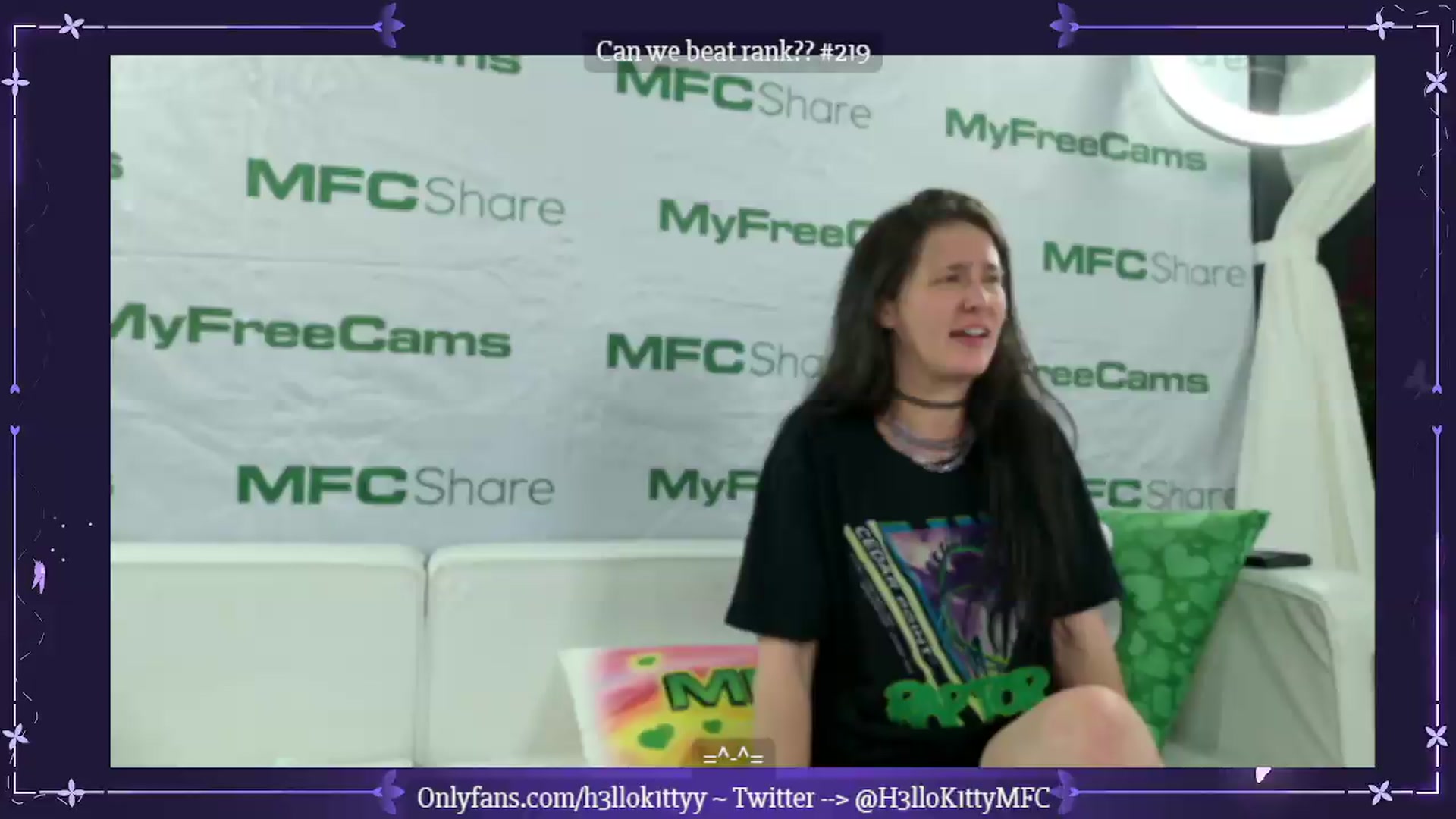 Gallery image thumbnail from H3llok1tty's myfreecams stream on, 05/20/2026, 07:25 image 14 of 20
