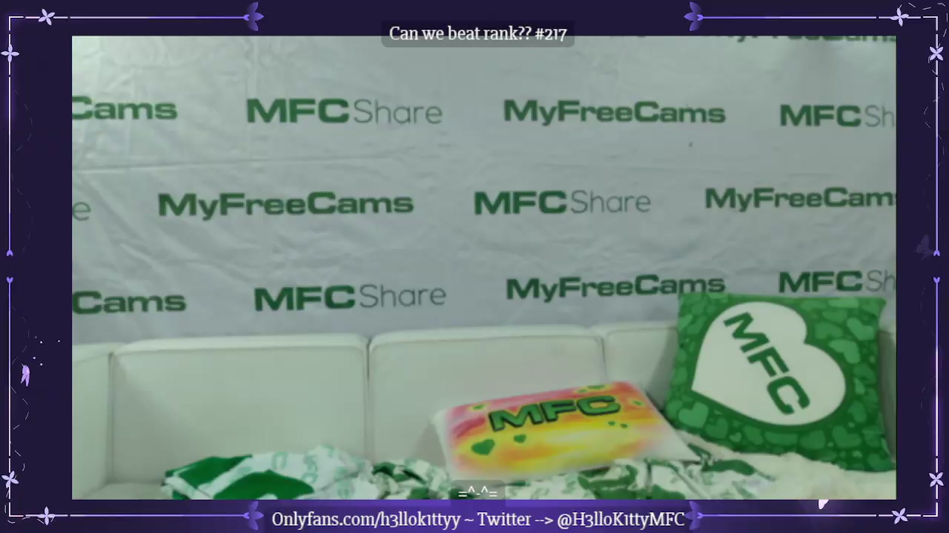 Gallery image thumbnail from H3llok1tty's myfreecams stream on, 05/20/2026, 07:25 image 6 of 20