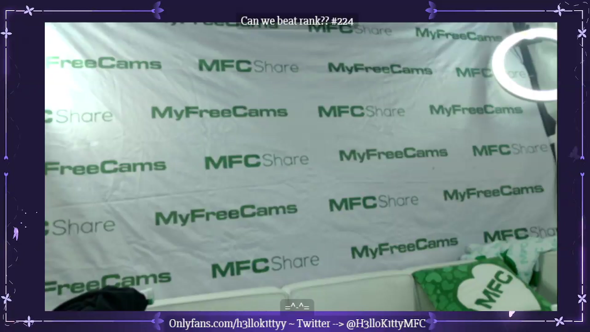 Gallery image thumbnail from H3llok1tty's myfreecams stream on, 05/21/2026, 04:58 image 19 of 20