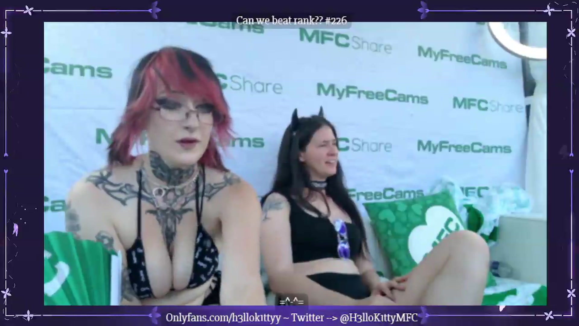 Gallery image thumbnail from H3llok1tty's myfreecams stream on, 05/21/2026, 04:58 image 7 of 20