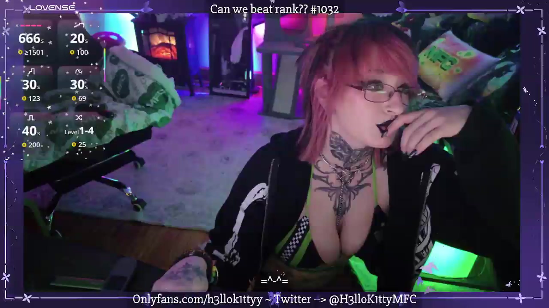 Gallery image thumbnail from H3llok1tty's myfreecams stream on, 06/04/2026, 10:06 image 1 of 20