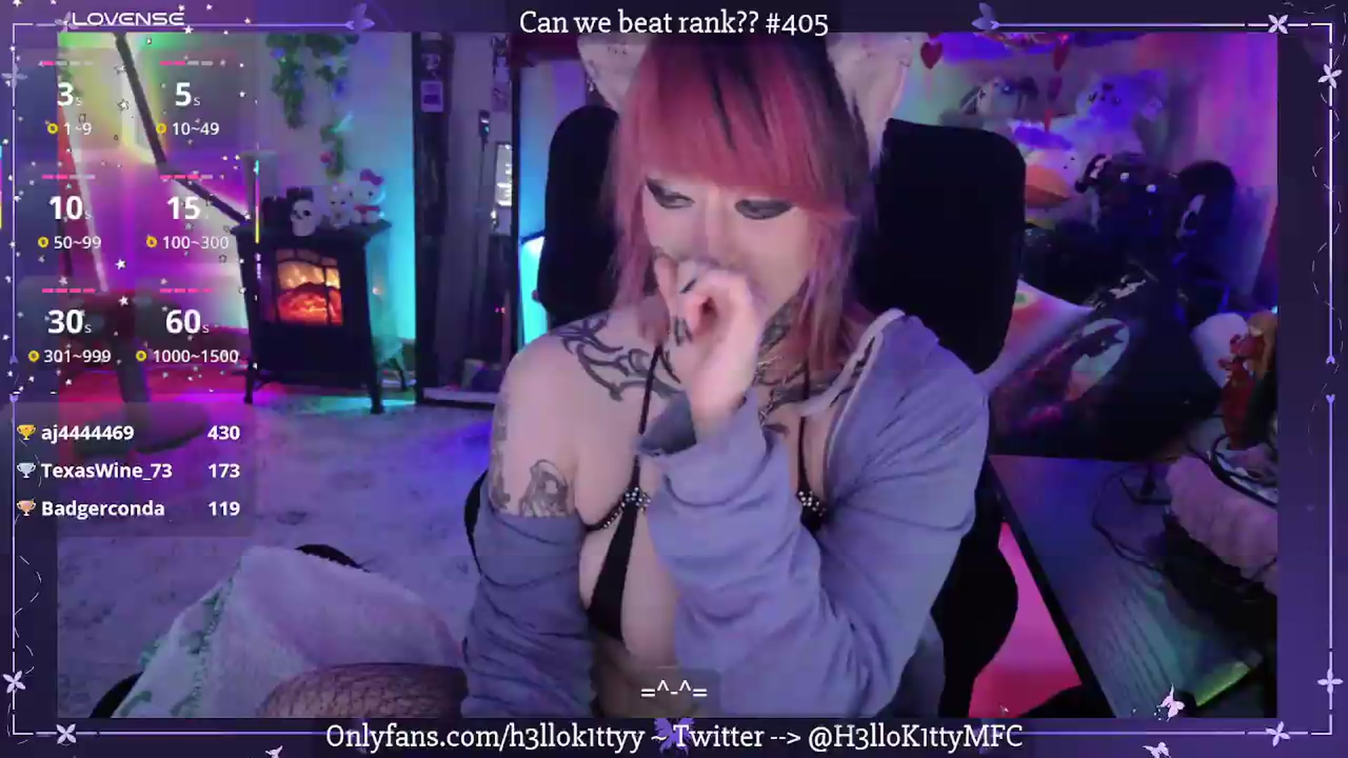 Gallery image thumbnail from H3llok1tty's myfreecams stream on, 06/05/2026, 10:08 image 16 of 20