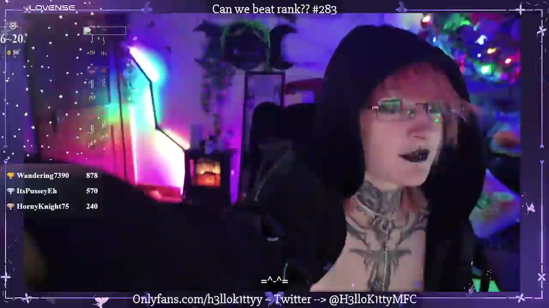 Gallery image thumbnail from H3llok1tty's myfreecams stream on, 06/20/2026, 08:54 image 15 of 20