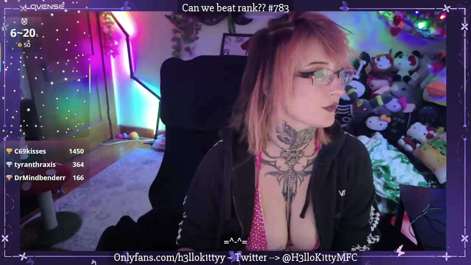 Gallery image thumbnail from H3llok1tty's myfreecams stream on, 07/04/2026, 10:32 image 18 of 20