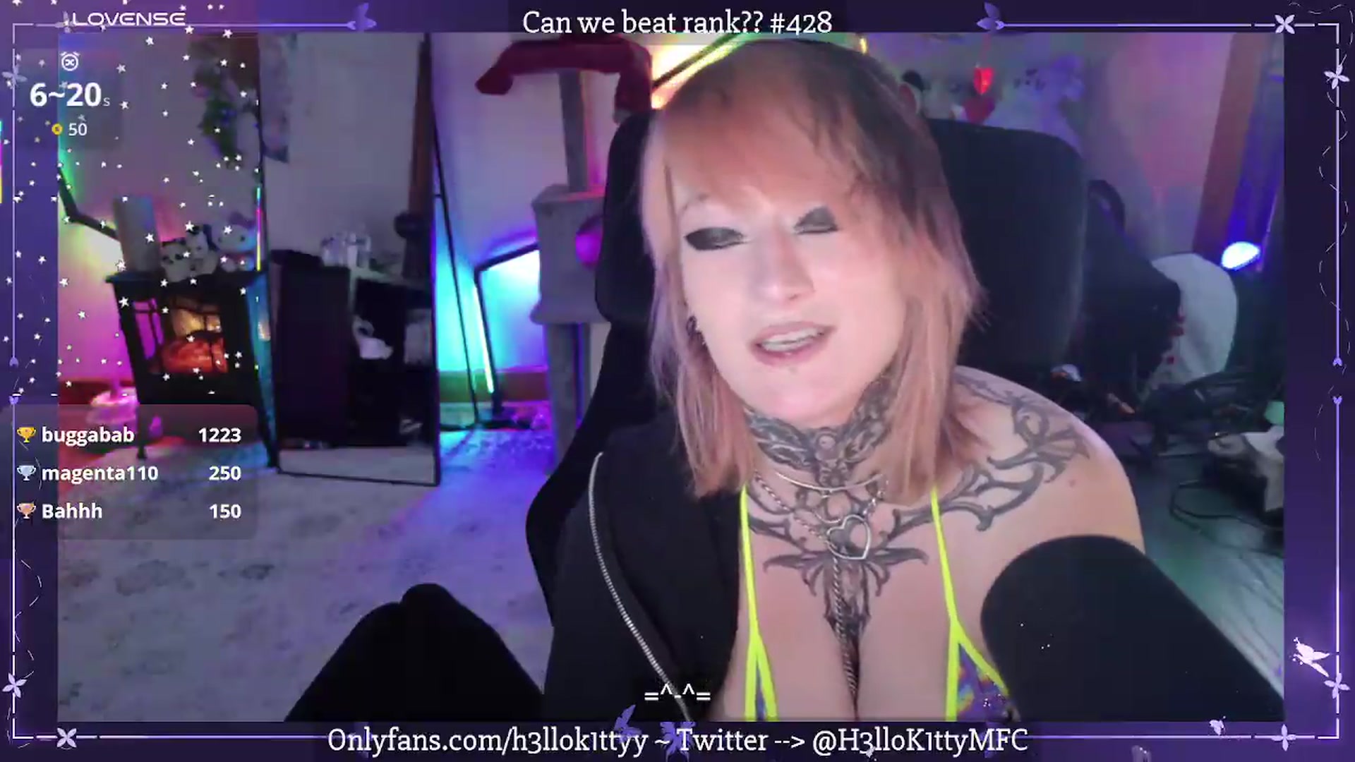 Gallery image thumbnail from H3llok1tty's myfreecams stream on, 07/10/2026, 10:20 image 16 of 20