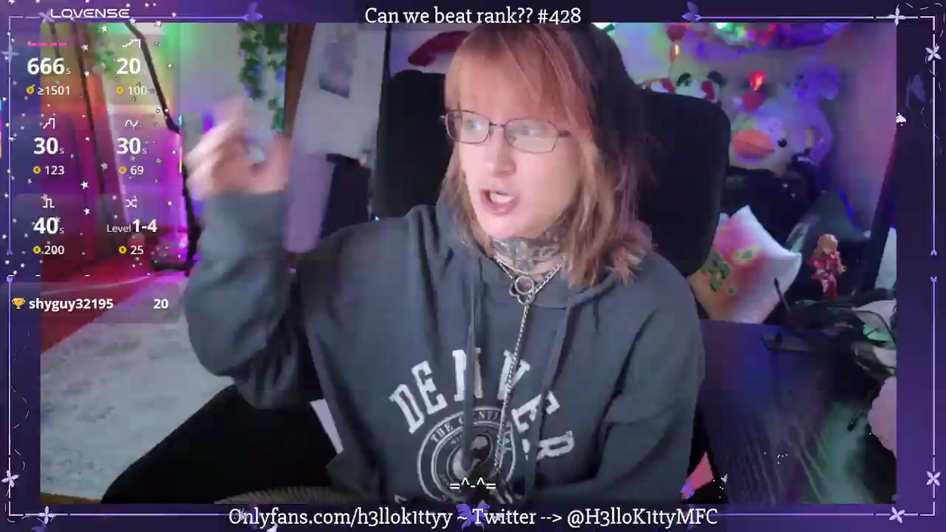 Gallery image thumbnail from H3llok1tty's myfreecams stream on, 07/17/2026, 13:19 image 3 of 20
