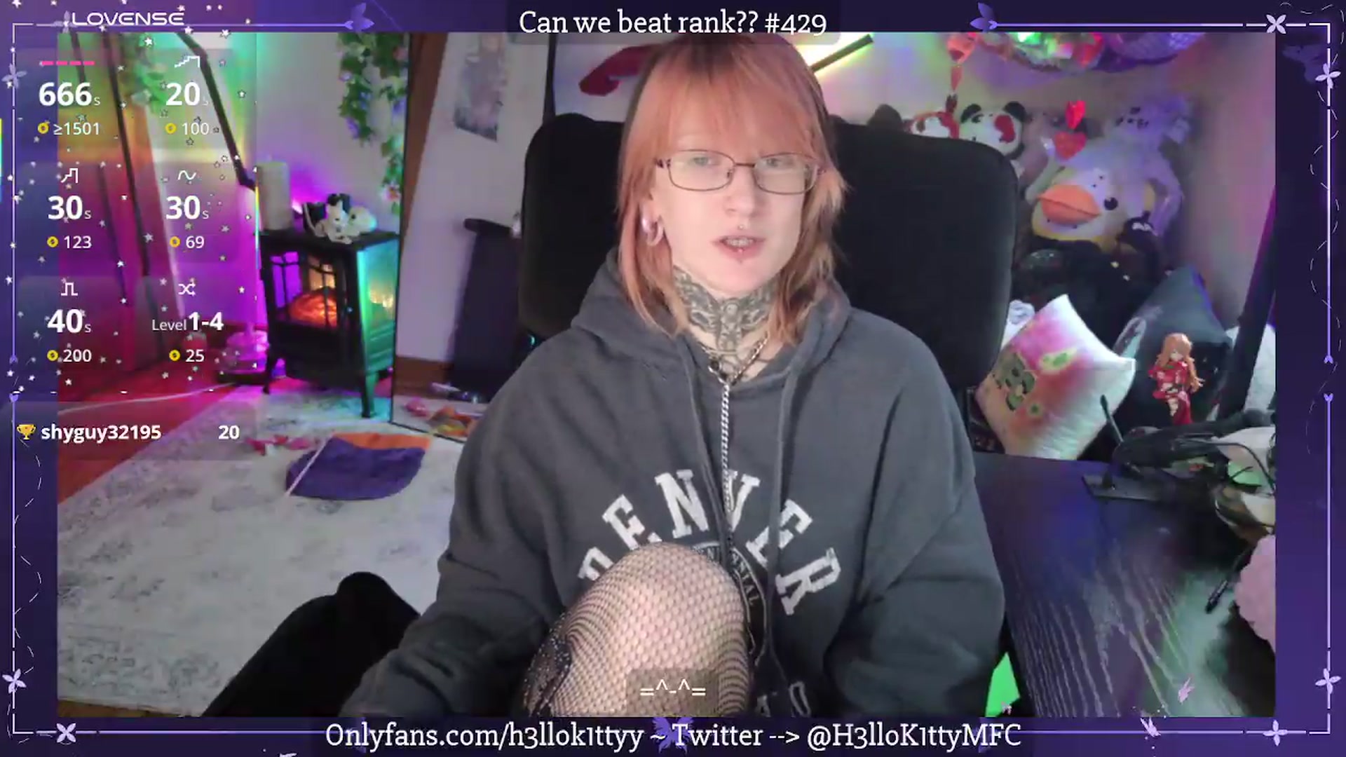 Gallery image thumbnail from H3llok1tty's myfreecams stream on, 07/17/2026, 13:19 image 6 of 20