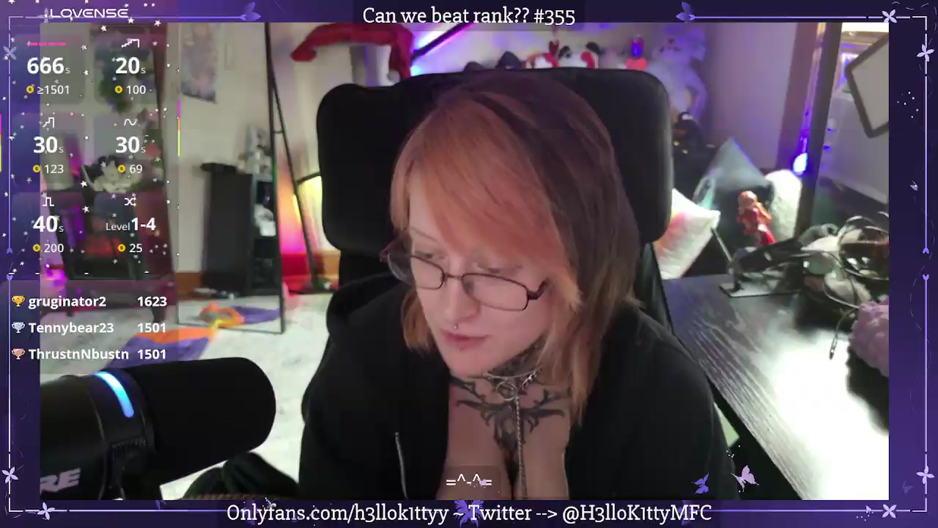 Gallery image thumbnail from H3llok1tty's myfreecams stream on, 07/17/2026, 17:20 image 12 of 20