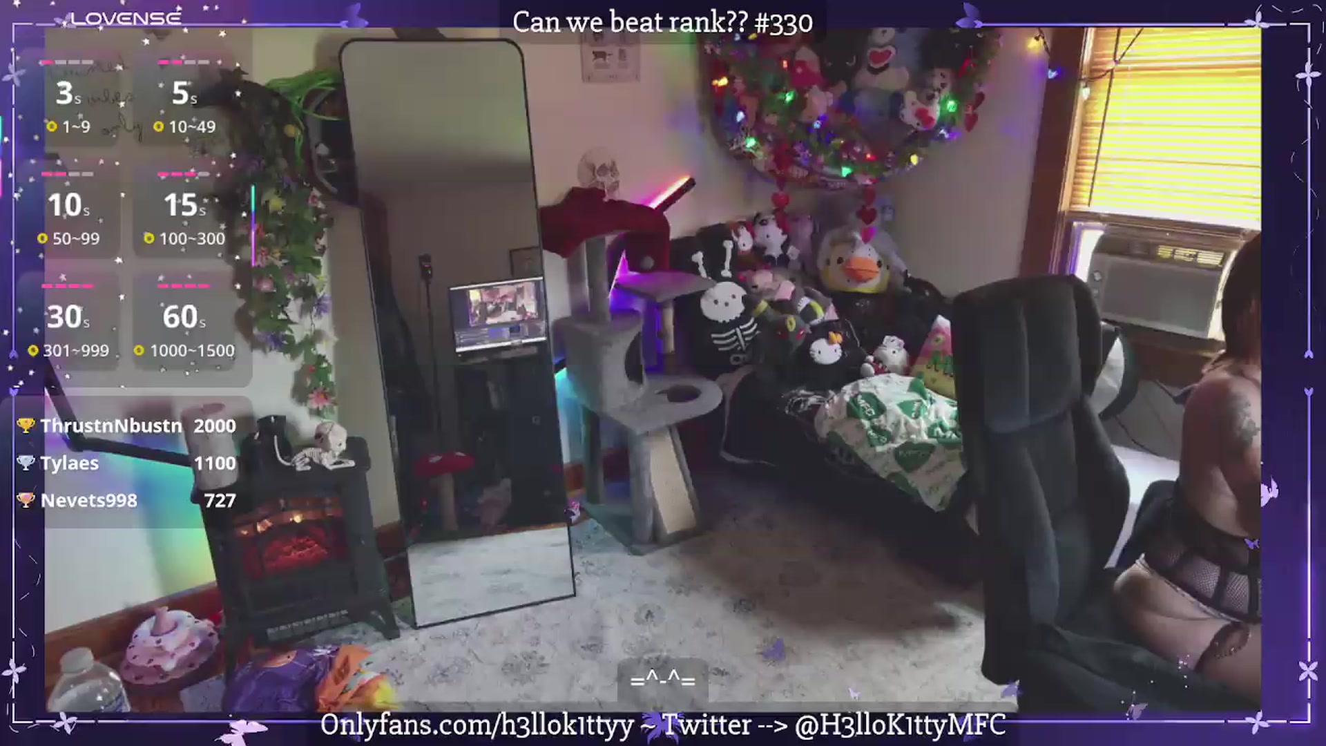 Gallery image thumbnail from H3llok1tty's myfreecams stream on, 07/18/2026, 17:25 image 20 of 20