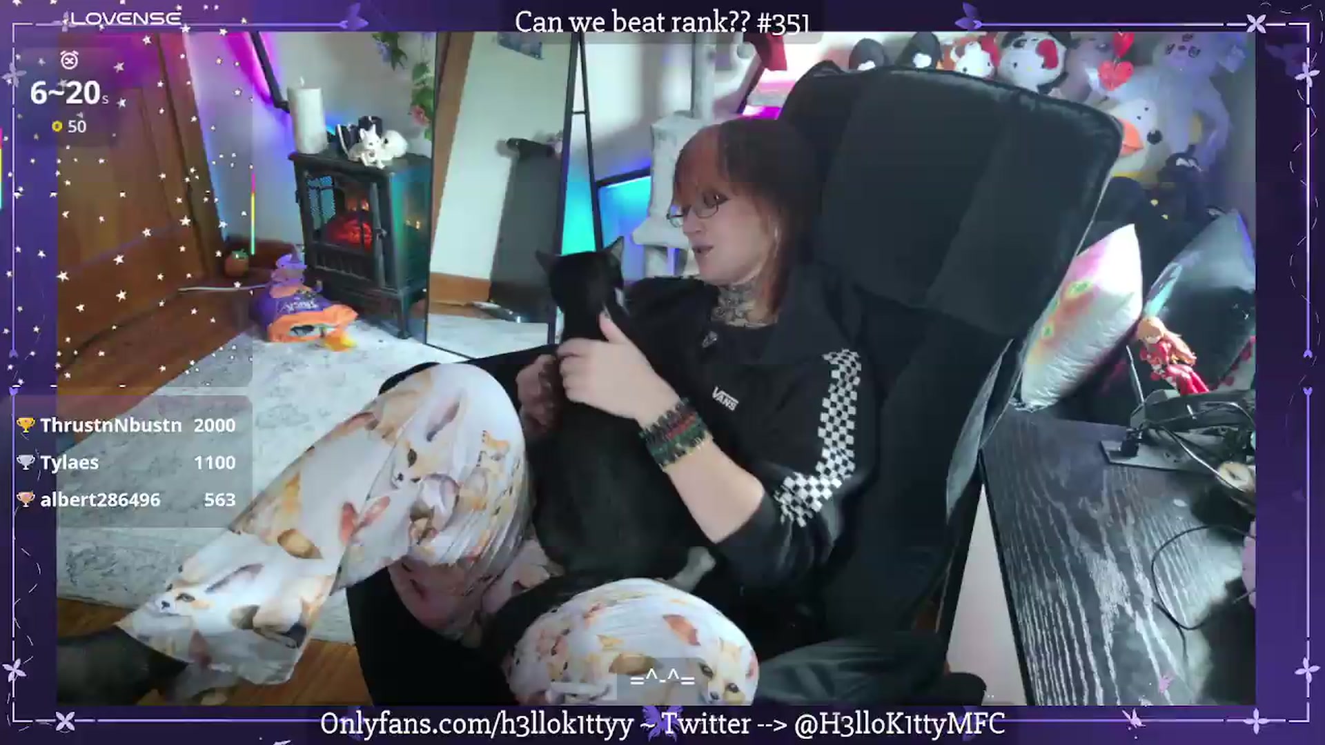 Gallery image thumbnail from H3llok1tty's myfreecams stream on, 07/18/2026, 17:25 image 1 of 20