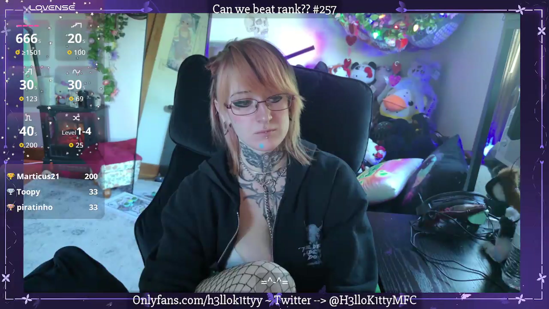 Gallery image thumbnail from H3llok1tty's myfreecams stream on, 07/31/2026, 13:46 image 14 of 20