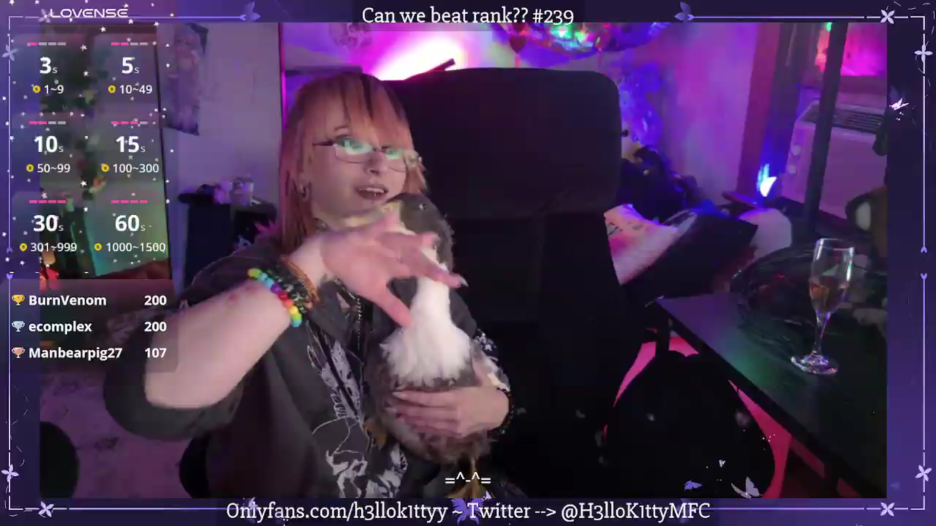 Gallery image thumbnail from H3llok1tty's myfreecams stream on, 08/01/2026, 09:54 image 4 of 20